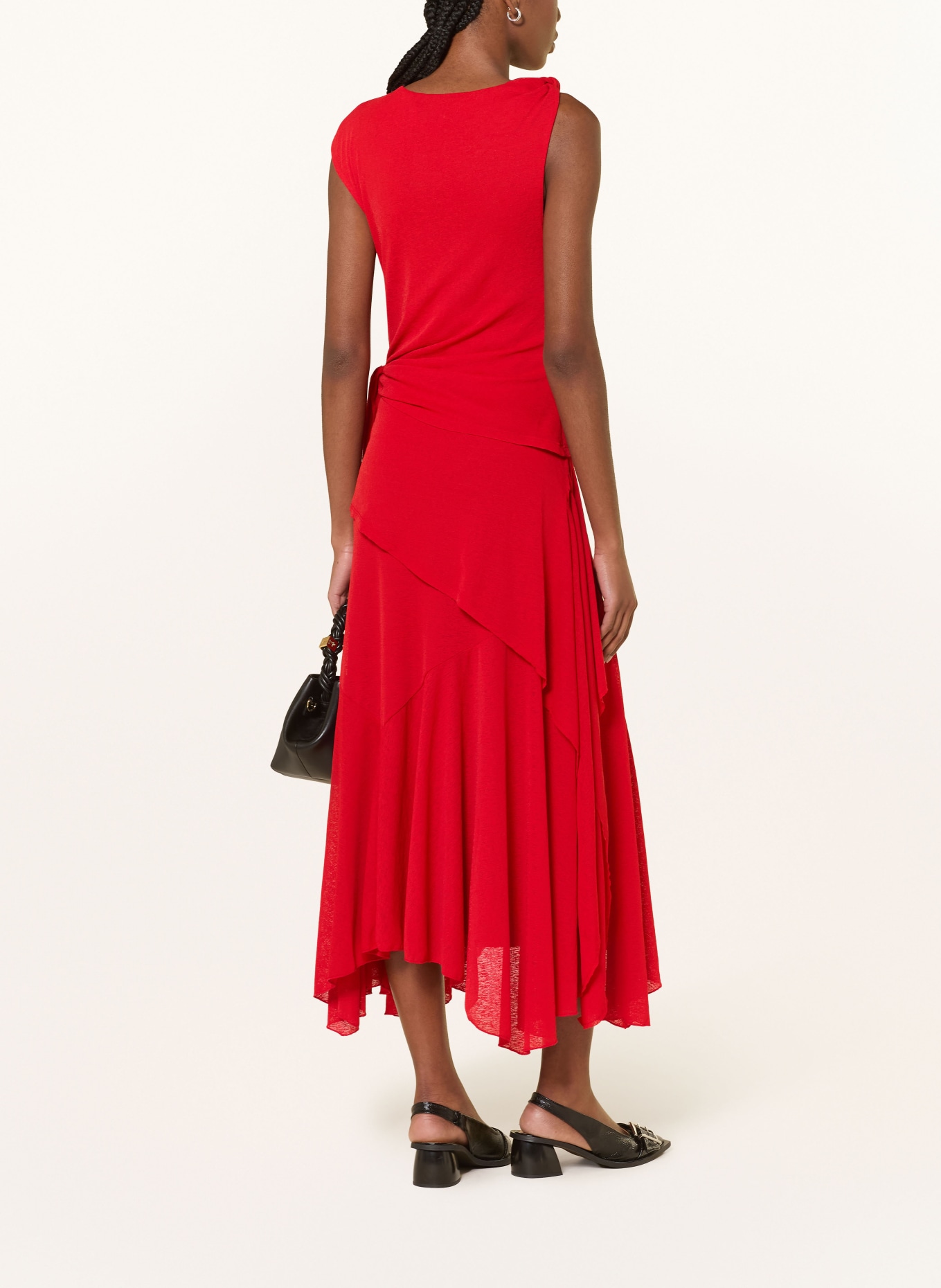 GANNI Kleid MARL: ROT