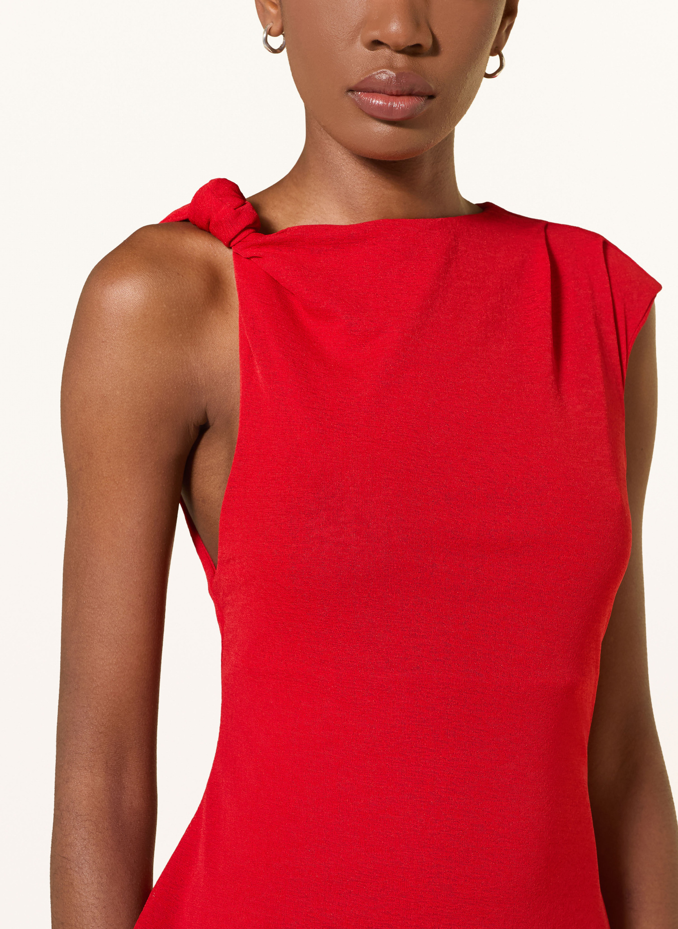 GANNI Kleid MARL: ROT