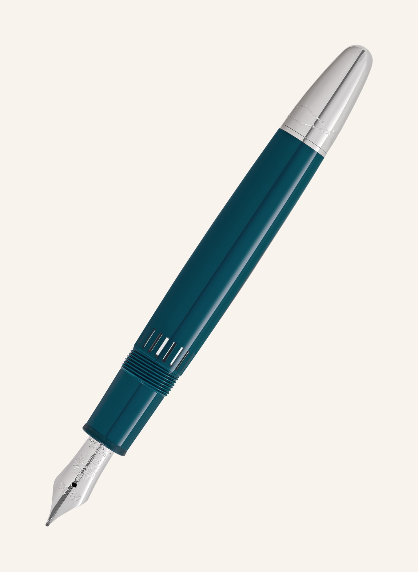 MONTBLANC Füllfederhalter MEISTERSTÜCK ROMEO & JULIET DOUÉ LEGRAND: BLAU / SILBER