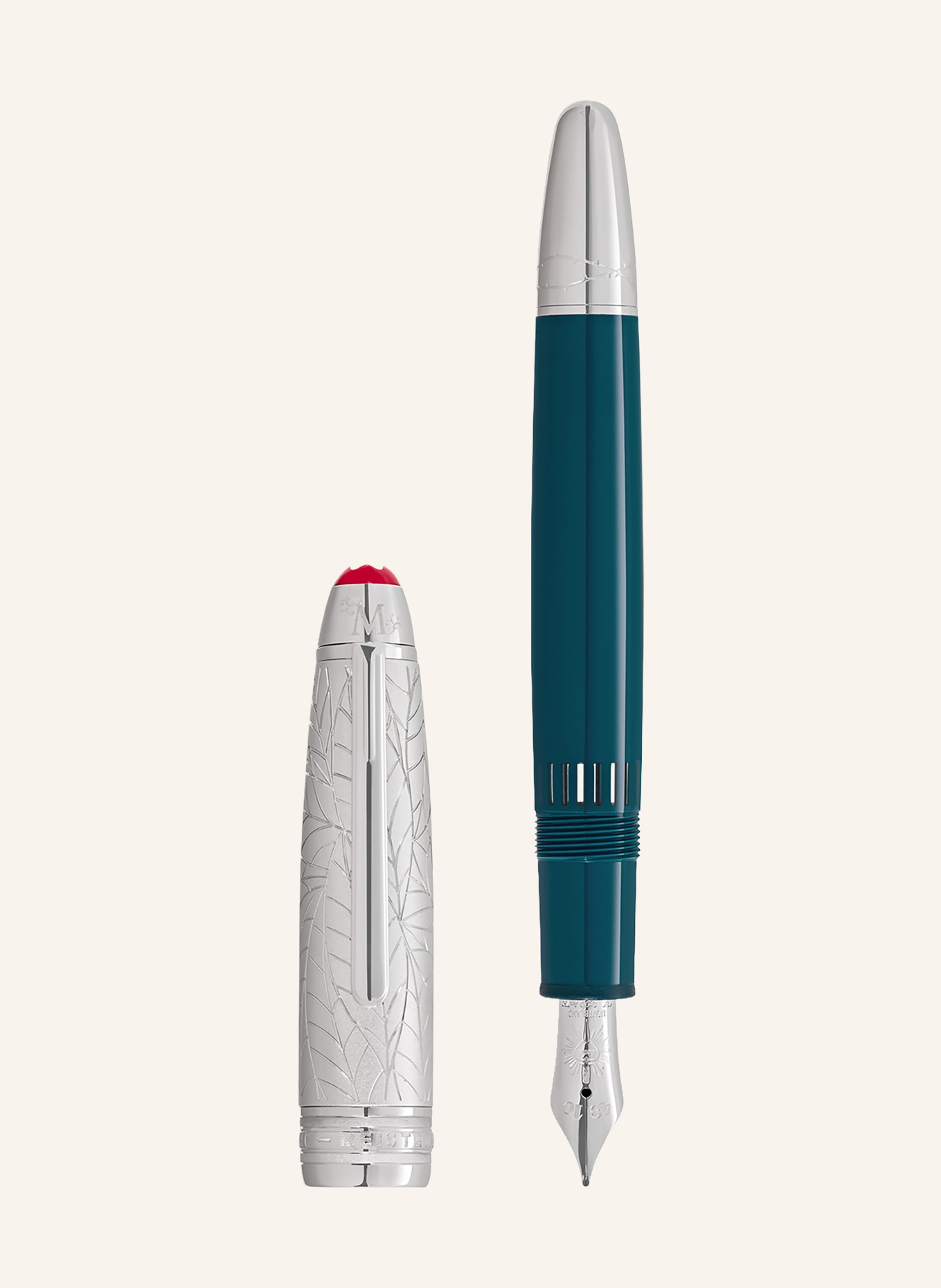 MONTBLANC Füllfederhalter MEISTERSTÜCK ROMEO & JULIET DOUÉ LEGRAND: BLAU / SILBER