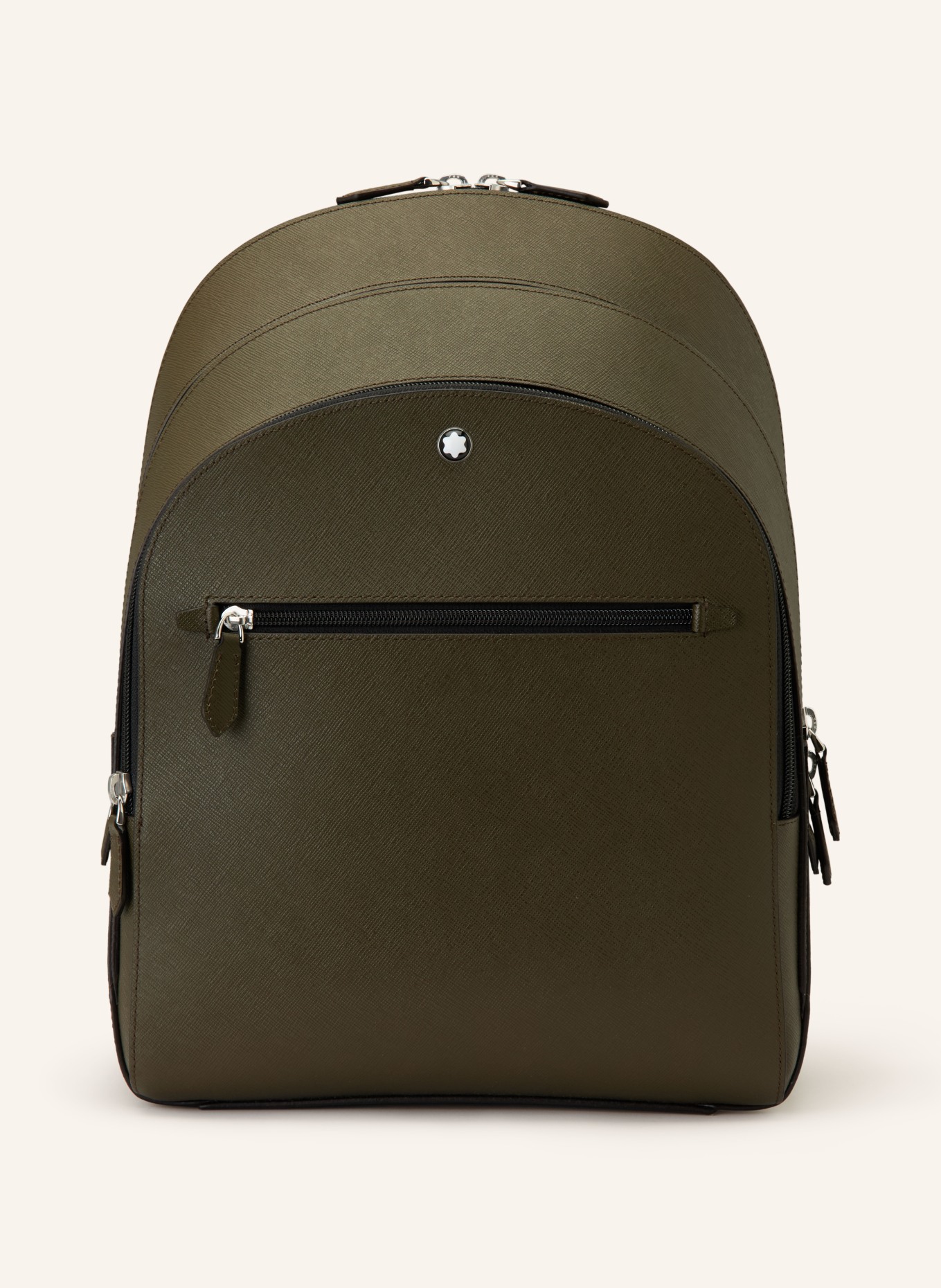 MONTBLANC Saffiano Backpack MEDIUM: OLIVE
