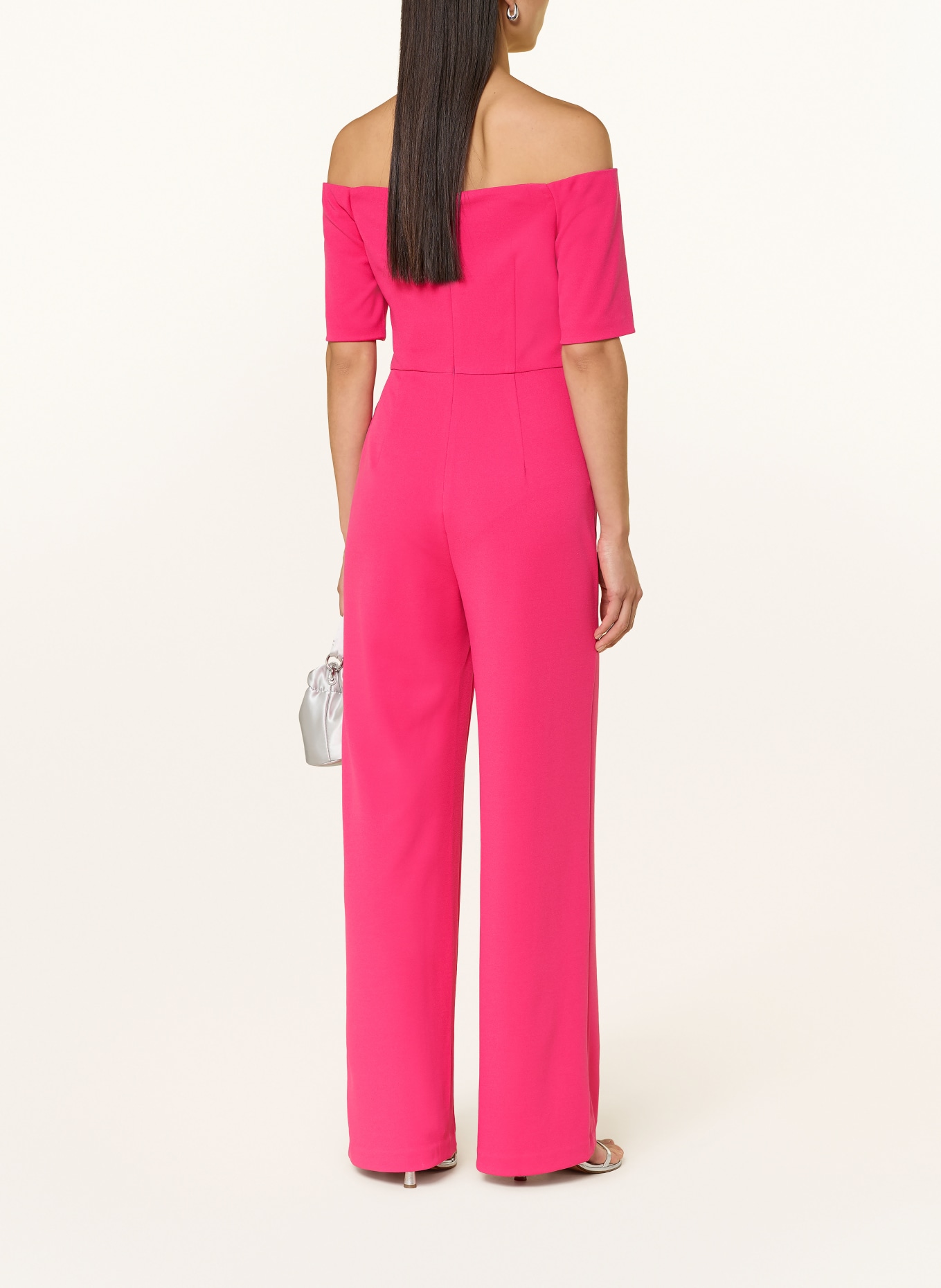 ADRIANNA PAPELL Off-Shoulder-Jumpsuit: PINK