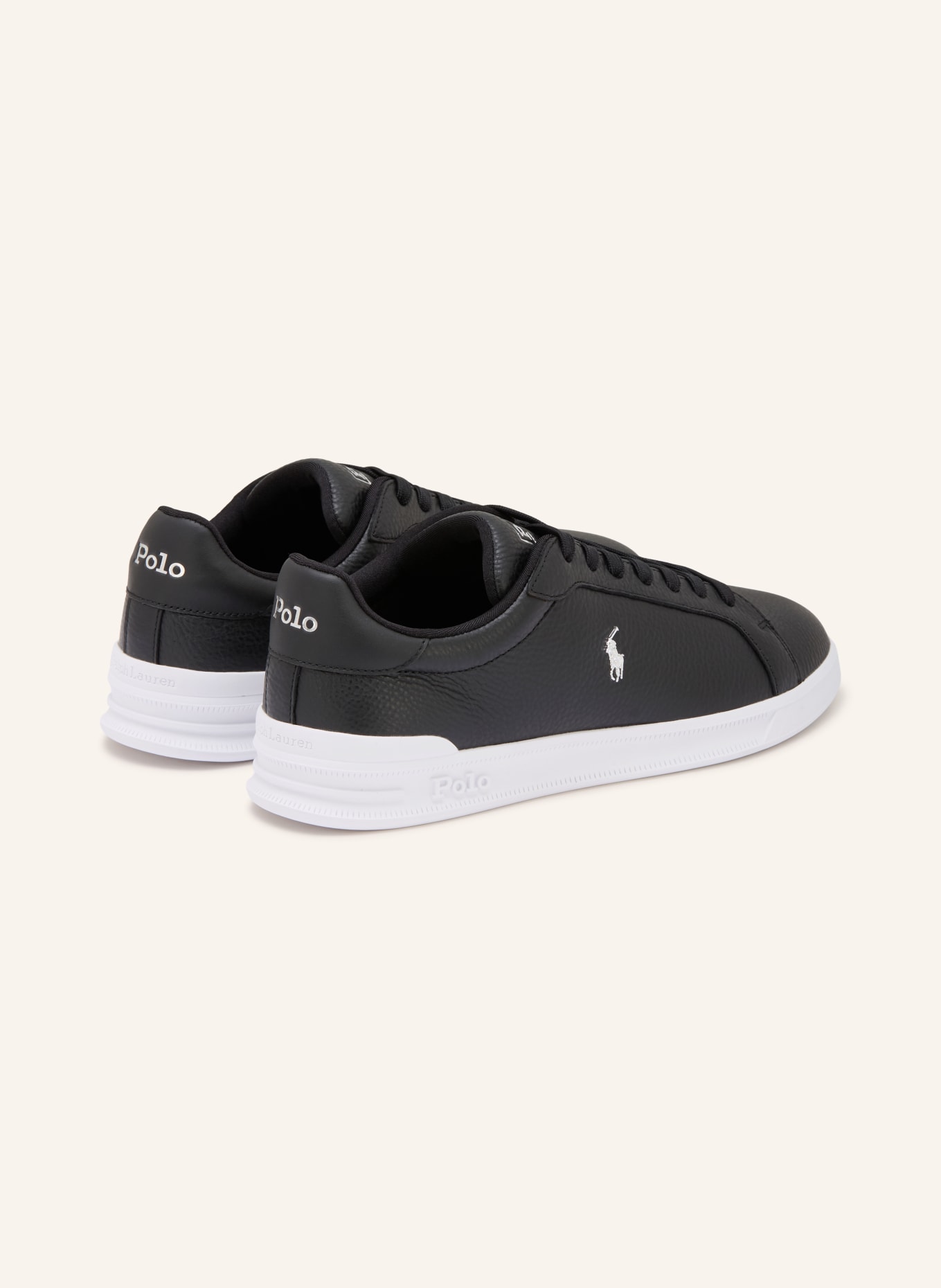 POLO RALPH LAUREN Sneaker: SCHWARZ