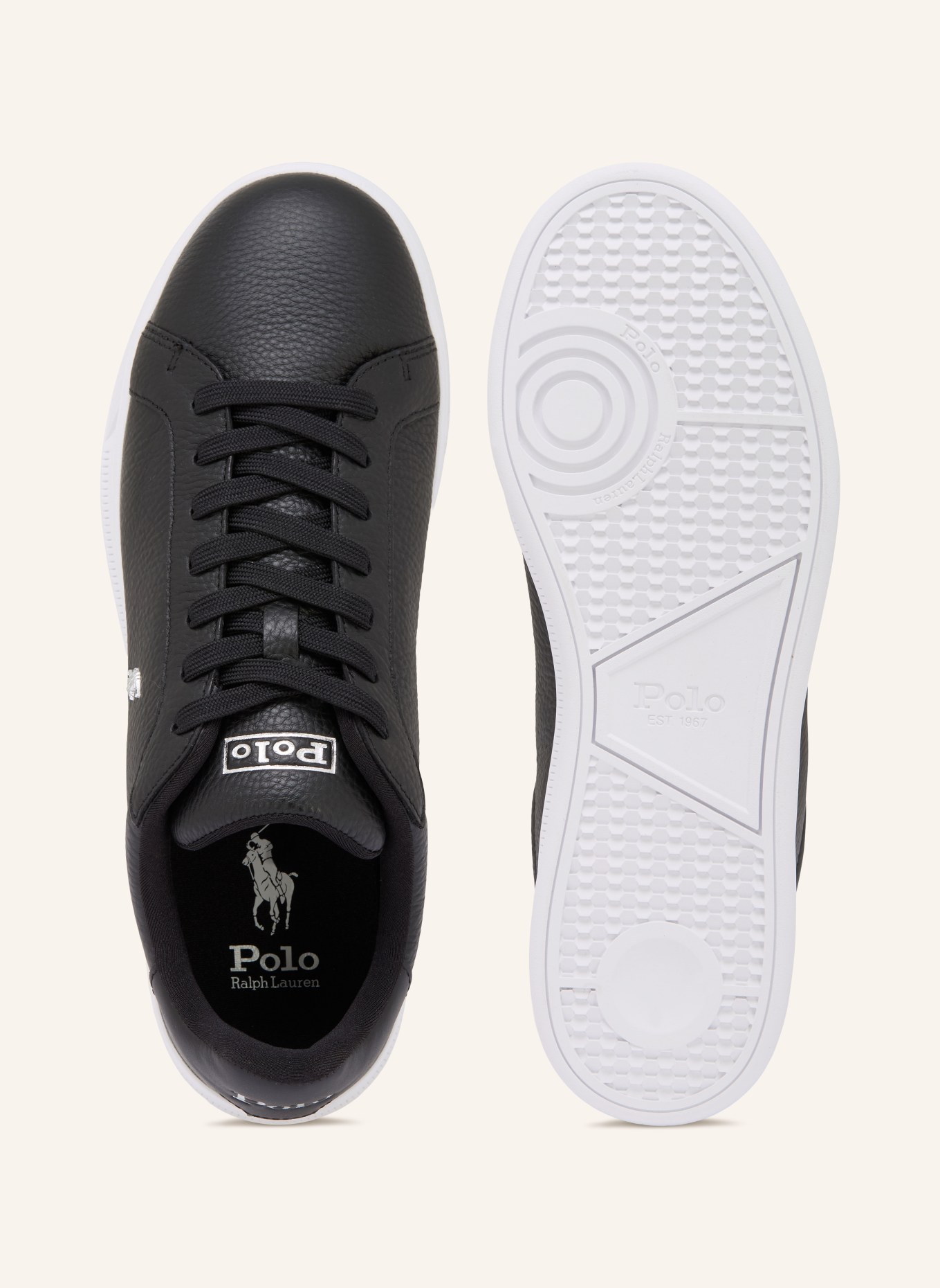 POLO RALPH LAUREN Sneaker: SCHWARZ