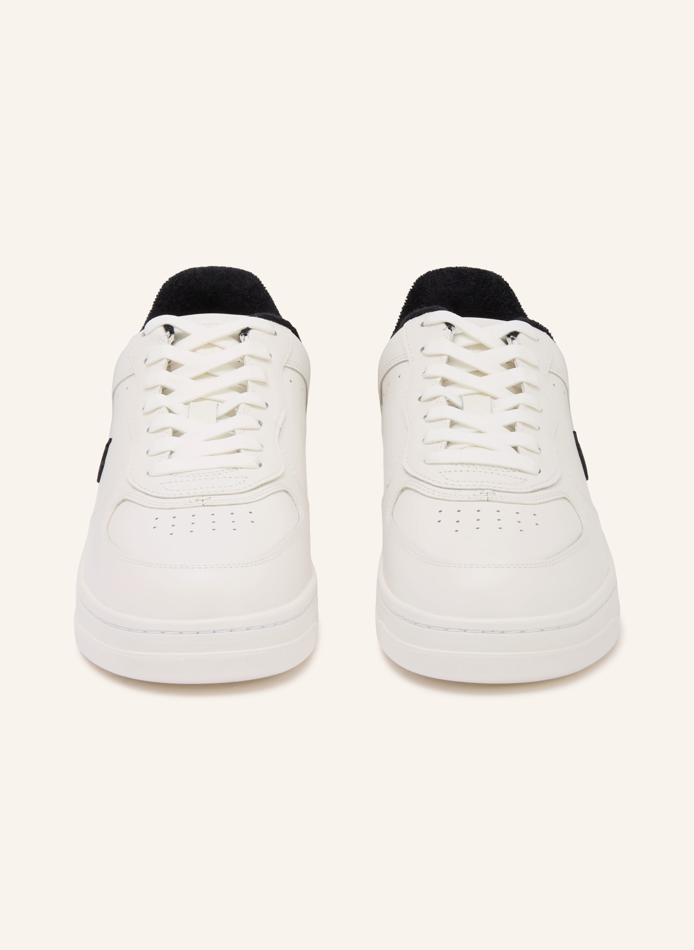 POLO RALPH LAUREN sneaker: WHITE / BLACK