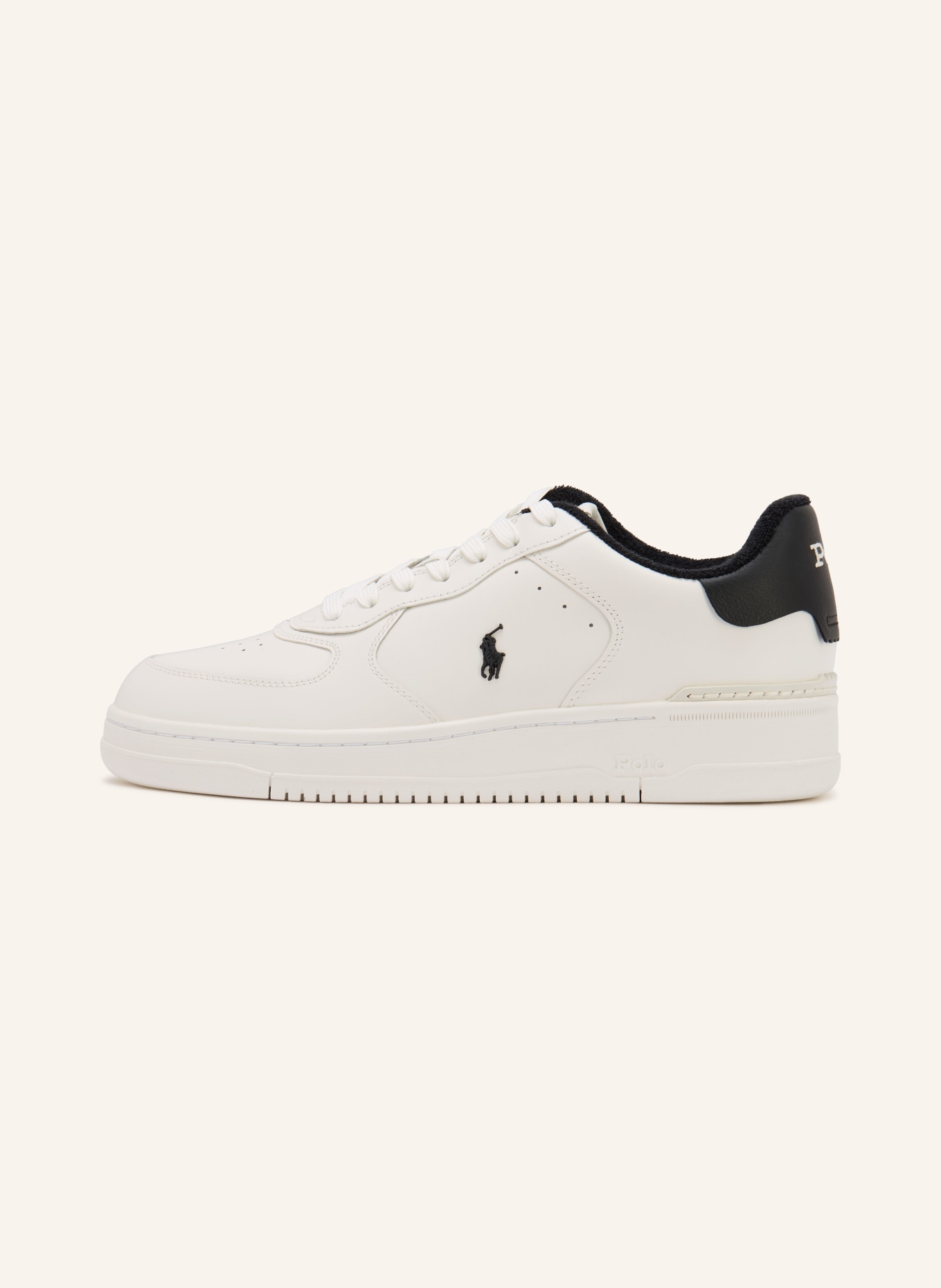 POLO RALPH LAUREN sneaker: WHITE / BLACK