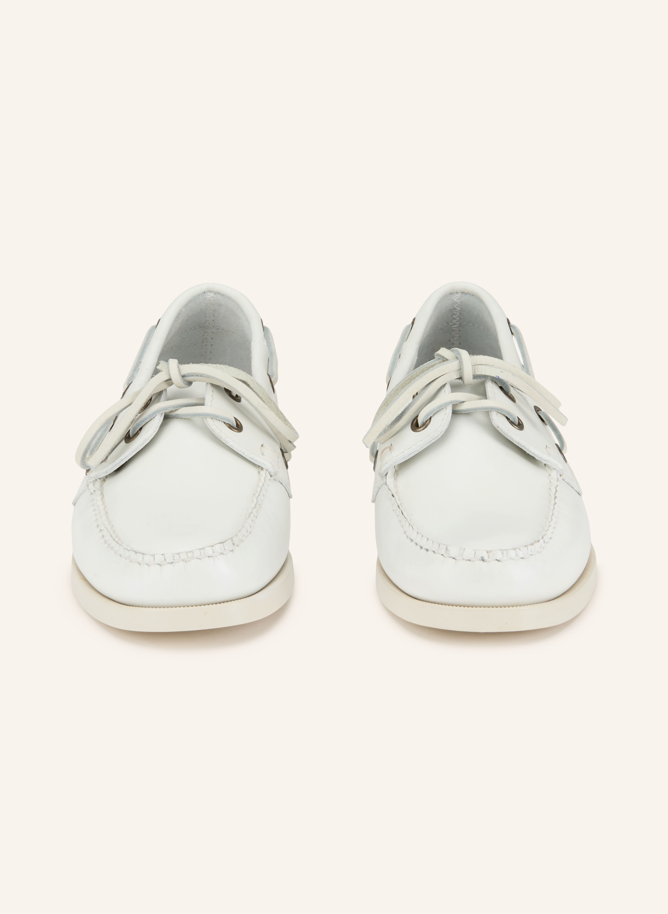 SEBAGO DOCKSIDES PORTLAND boat shoes: WHITE