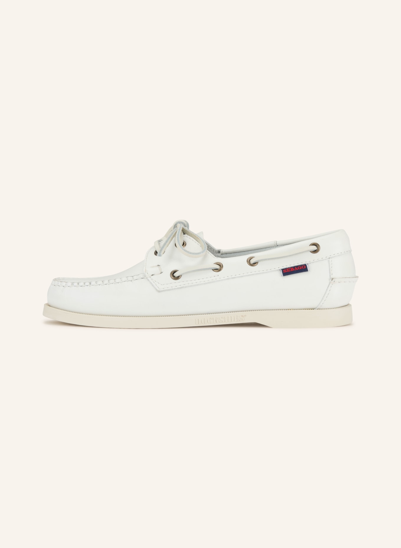 SEBAGO DOCKSIDES PORTLAND boat shoes: WHITE