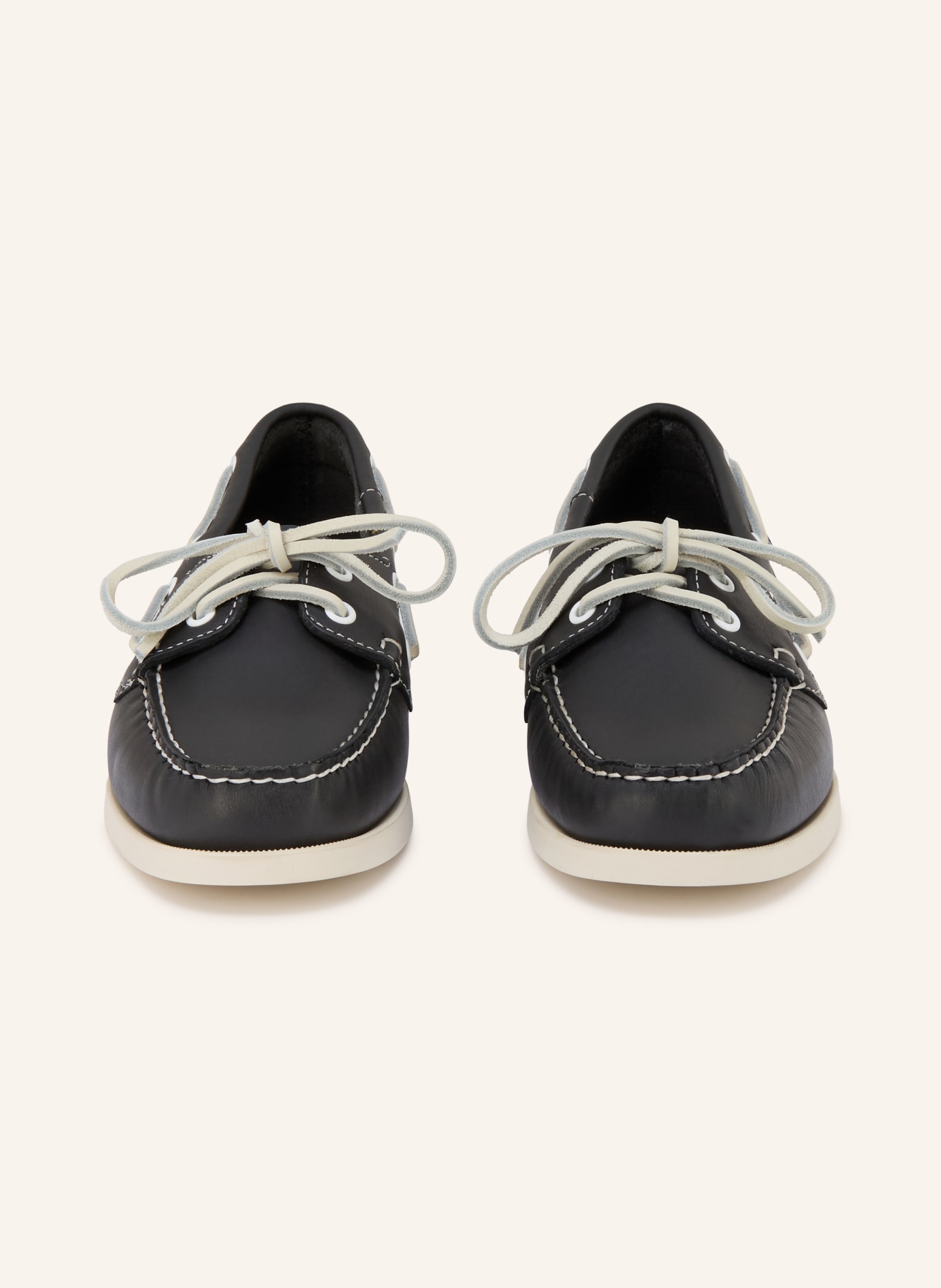 SEBAGO Lodní boty DOCKSIDES PORTLAND: TMAVĚ MODRÁ / SVĚTLE ŠEDÁ