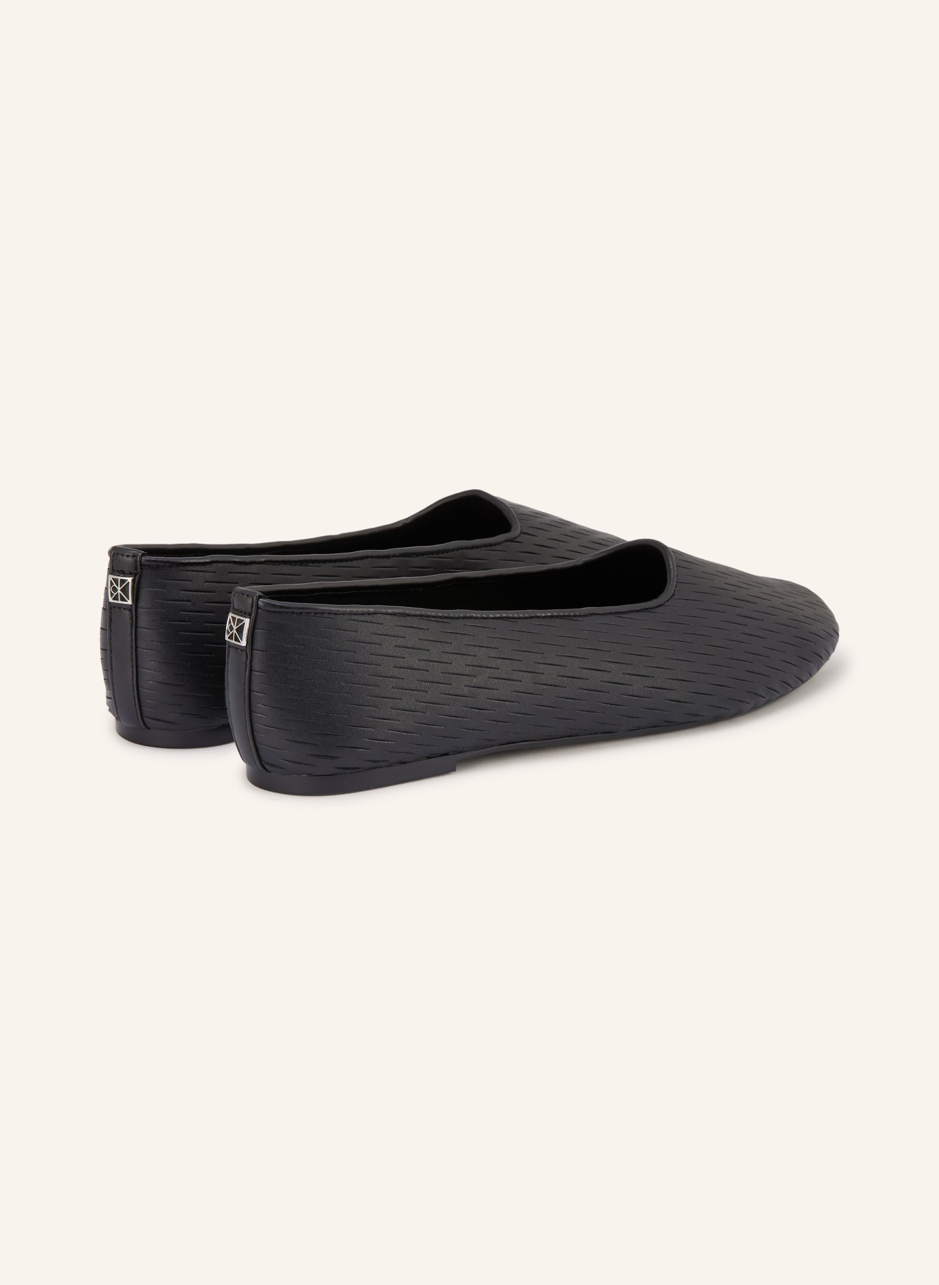 Calvin Klein Ballerinas OBLIQUE: SCHWARZ