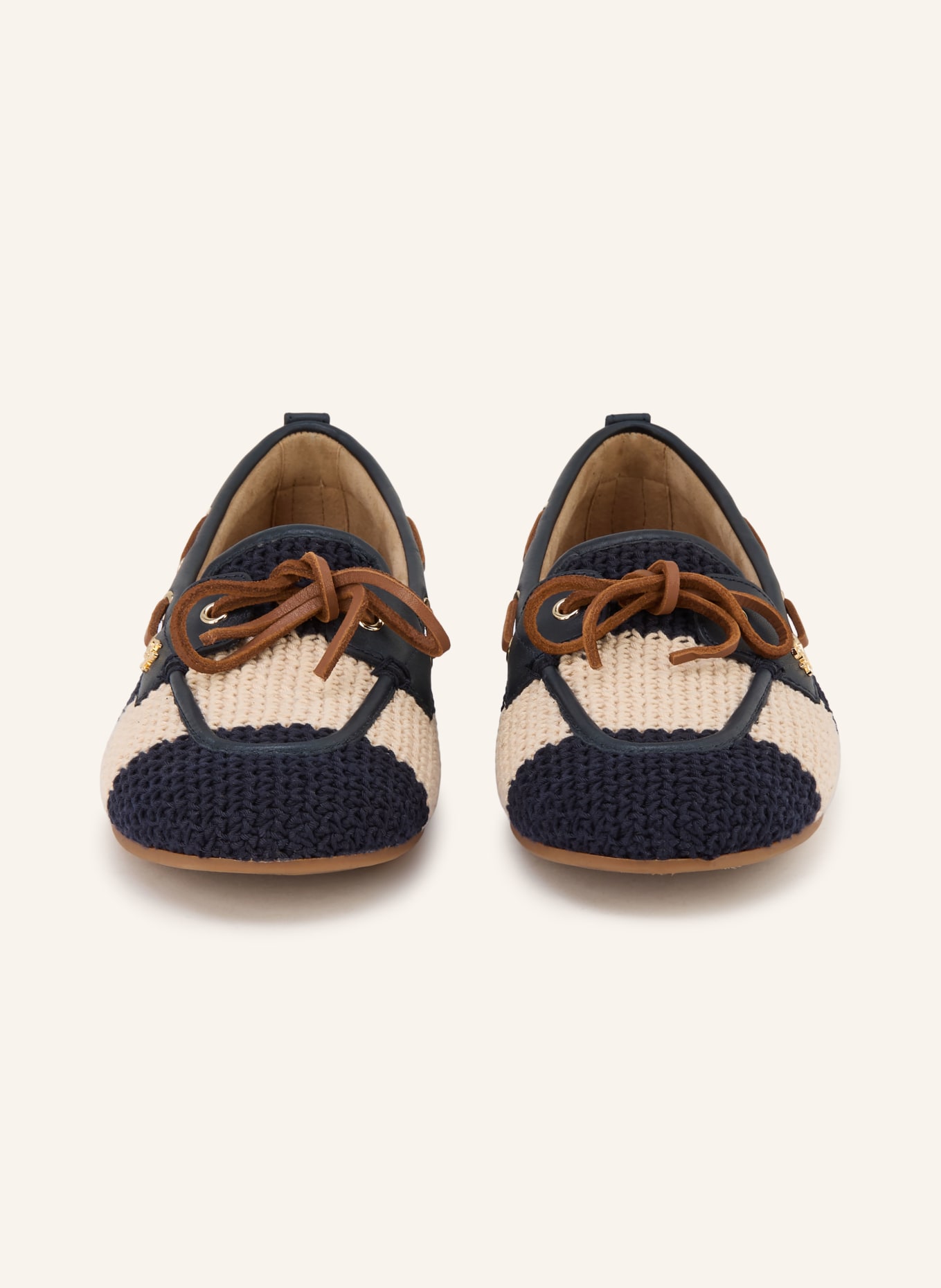 TOMMY HILFIGER Bootsschuhe: DUNKELBLAU / WEISS