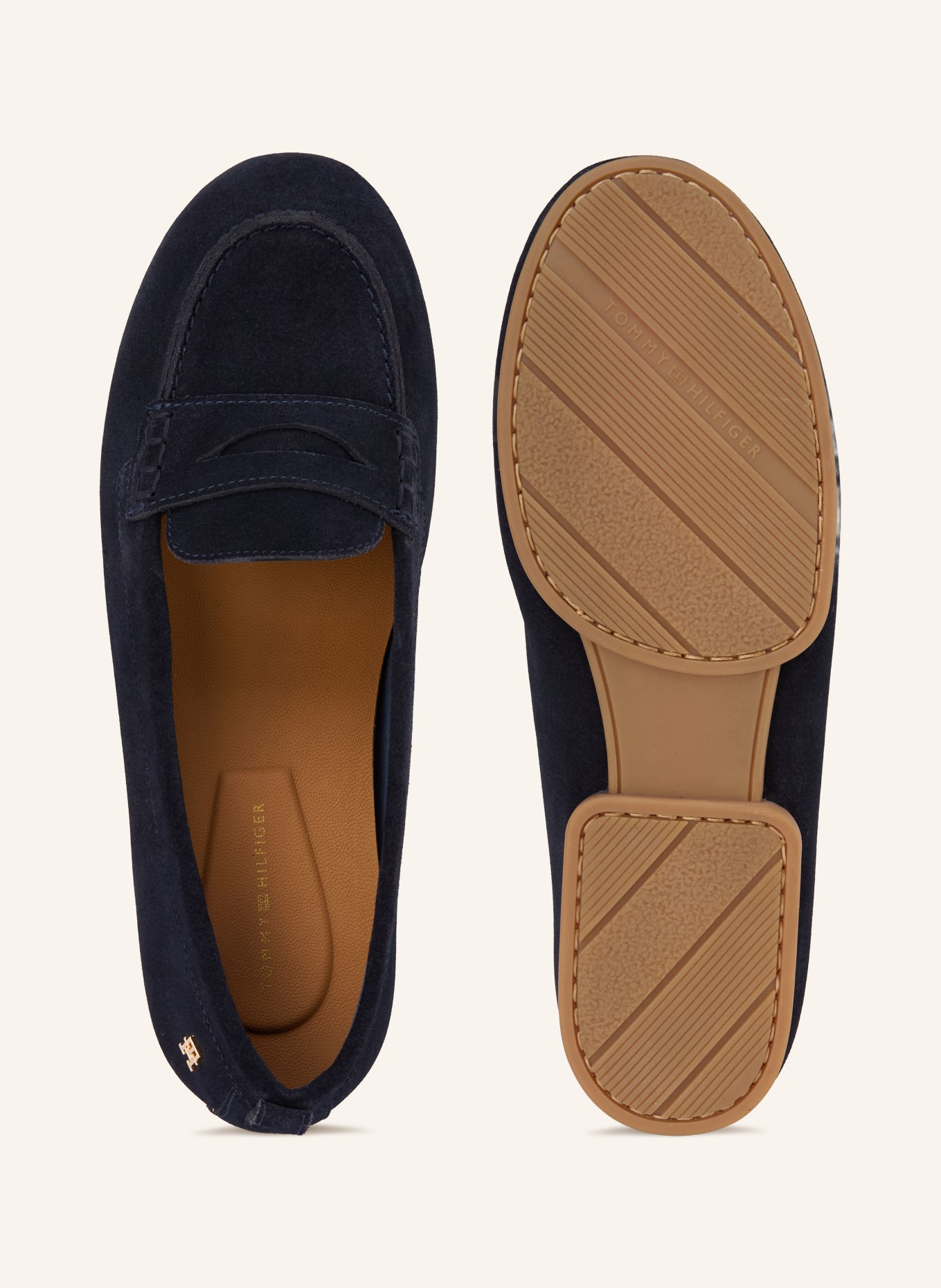 TOMMY HILFIGER Penny-Loafer: DUNKELBLAU
