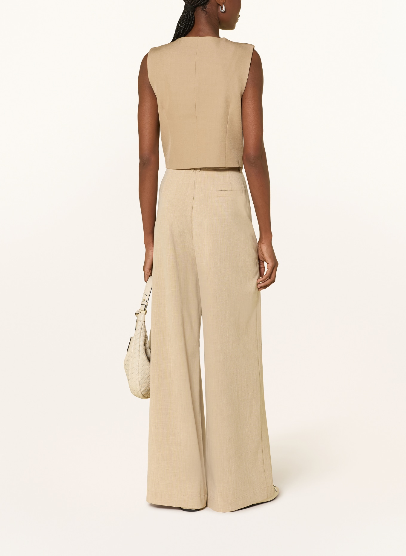 SUNCOO Kalhoty Marlene JEFF: BÉŽOVÁ