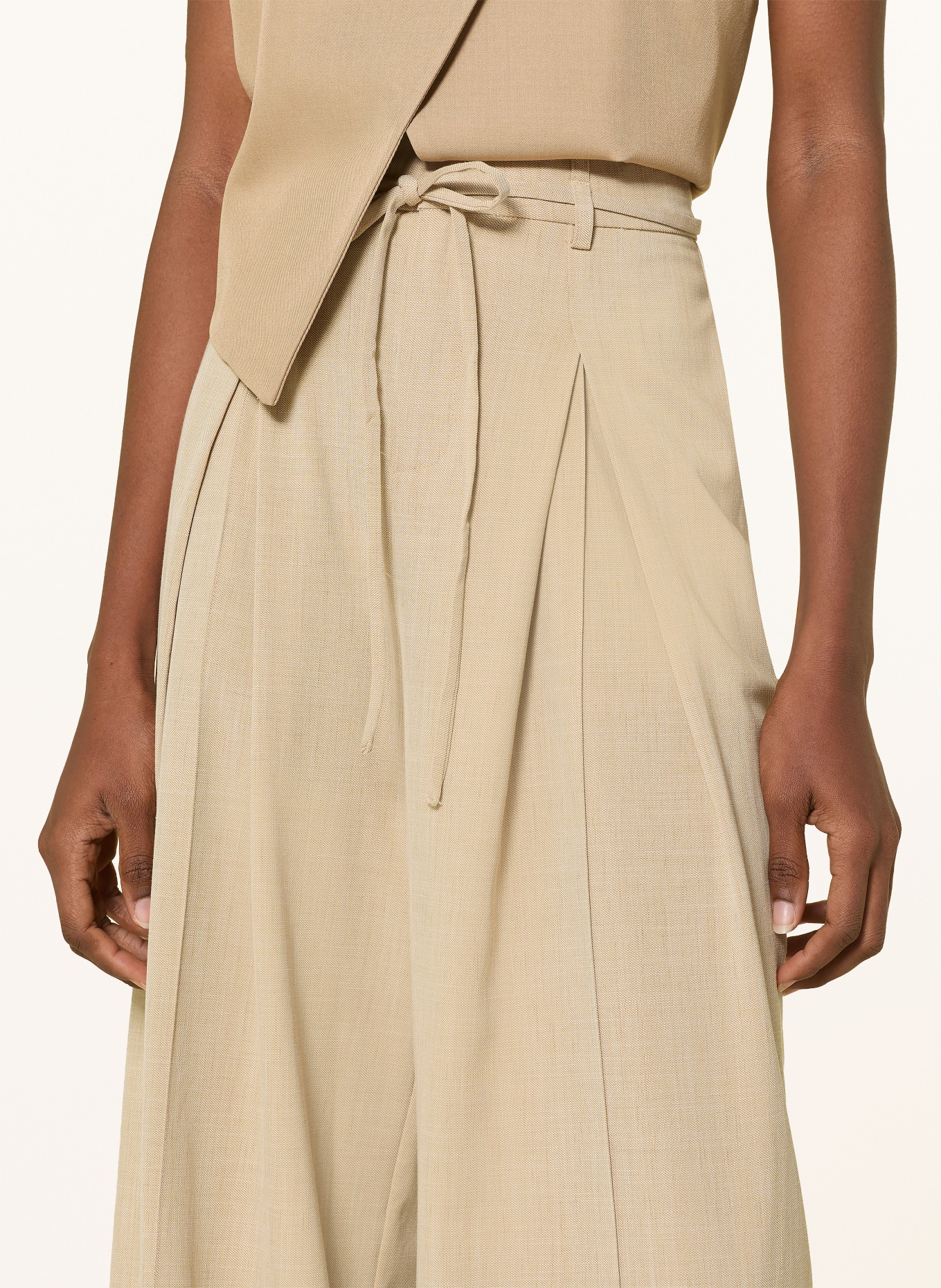 SUNCOO Kalhoty Marlene JEFF: BÉŽOVÁ