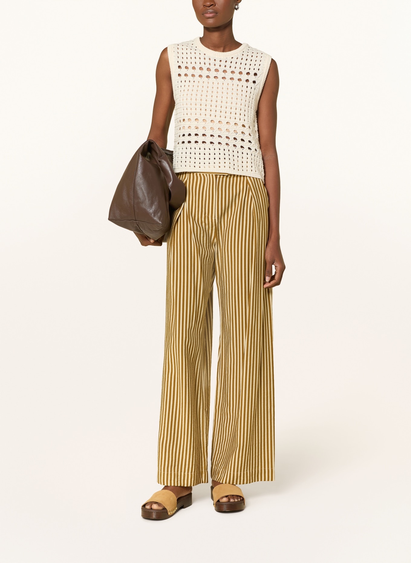 SUNCOO Broek JORYS: CAMEL / OLIJF