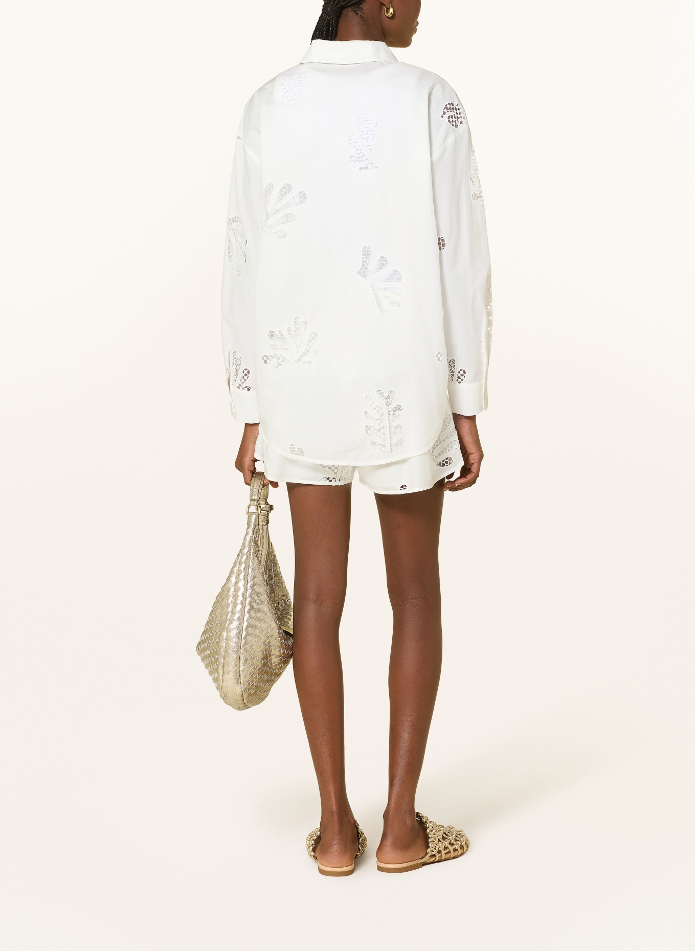 SUNCOO Hemdbluse LOULA: WEISS