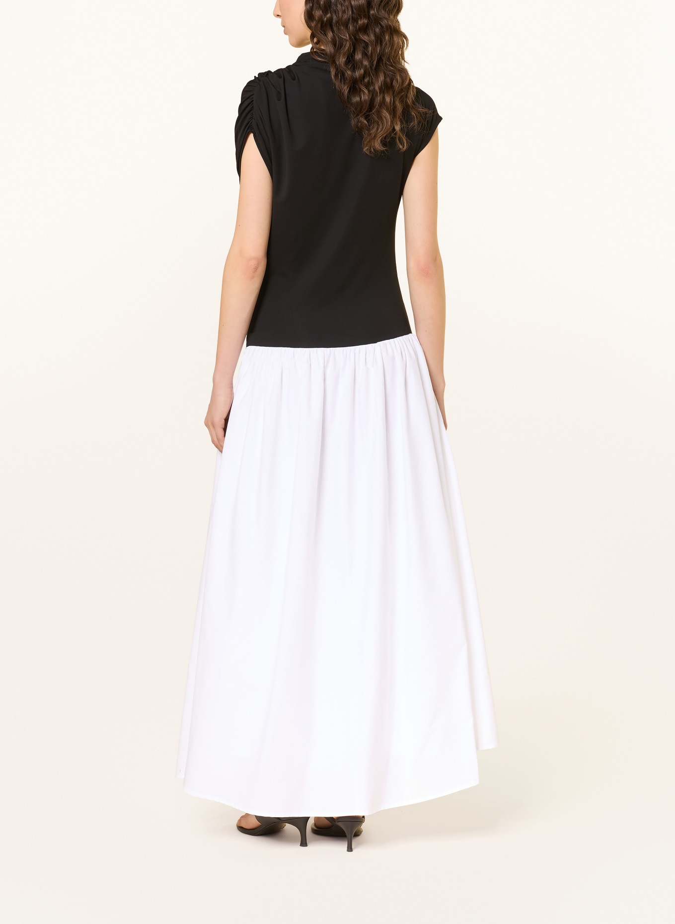 ESTHÉ Jurk: ZWART / WIT