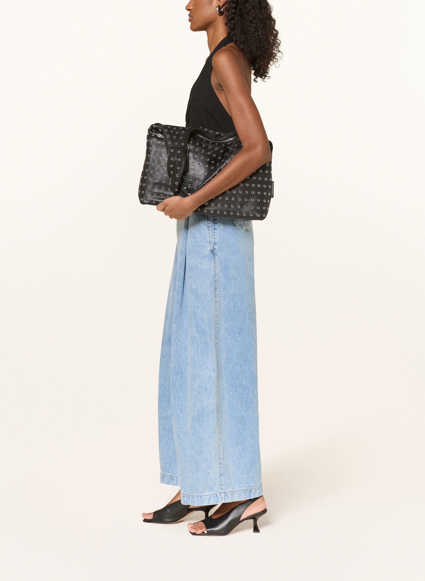 ESTHÉ Džíny s širokými nohavicemi: BLUE DENIM