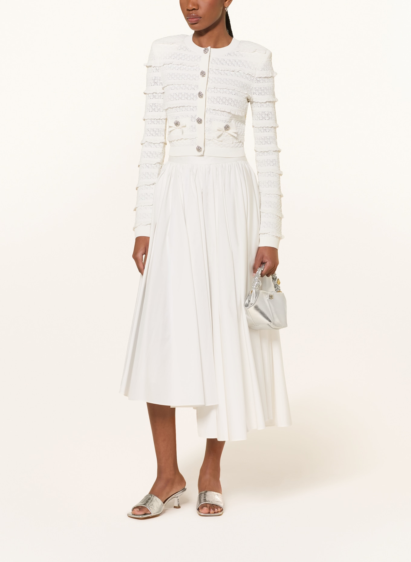 self-portrait Spódnica: BIAŁY