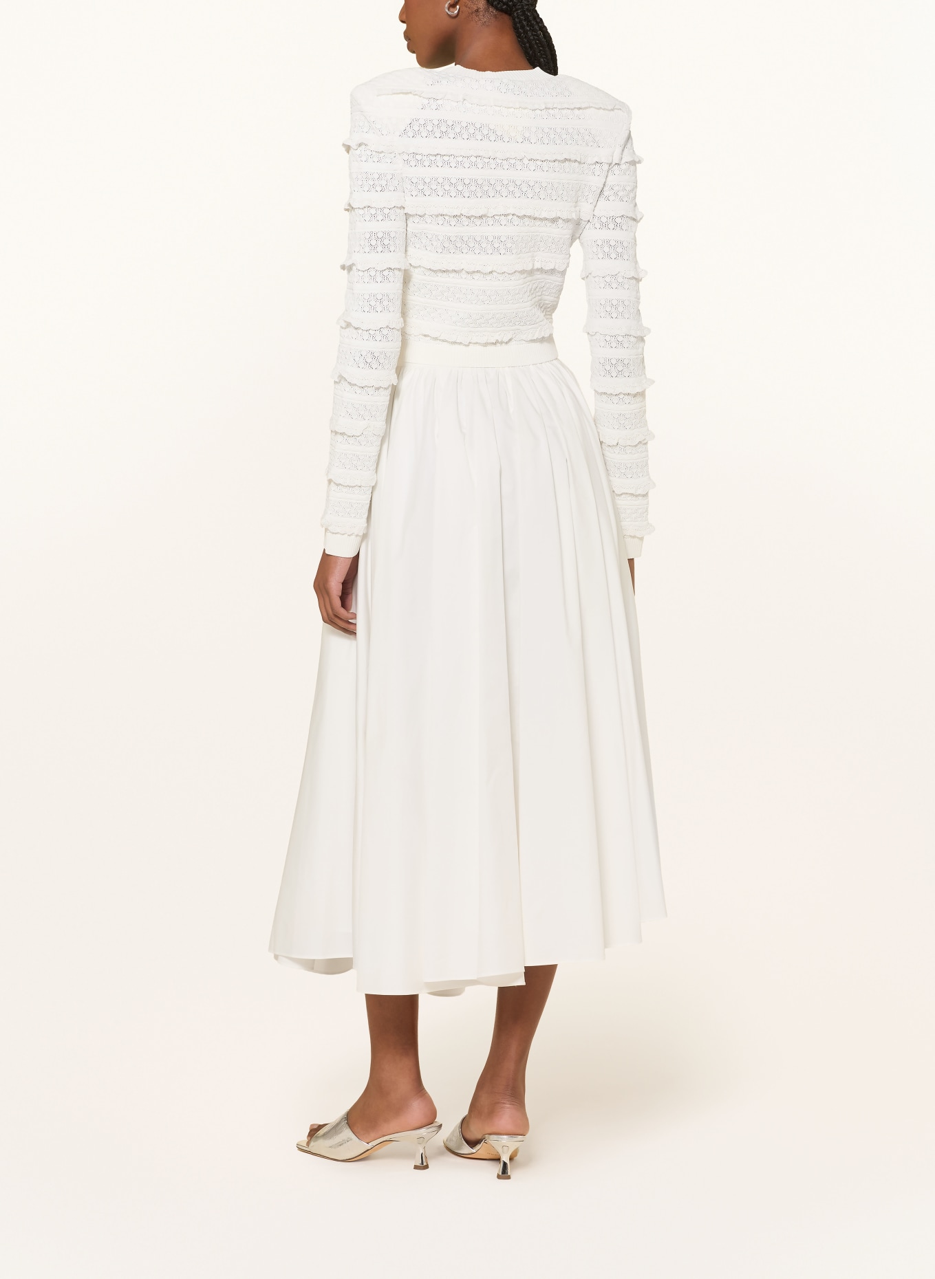 self-portrait Spódnica: BIAŁY