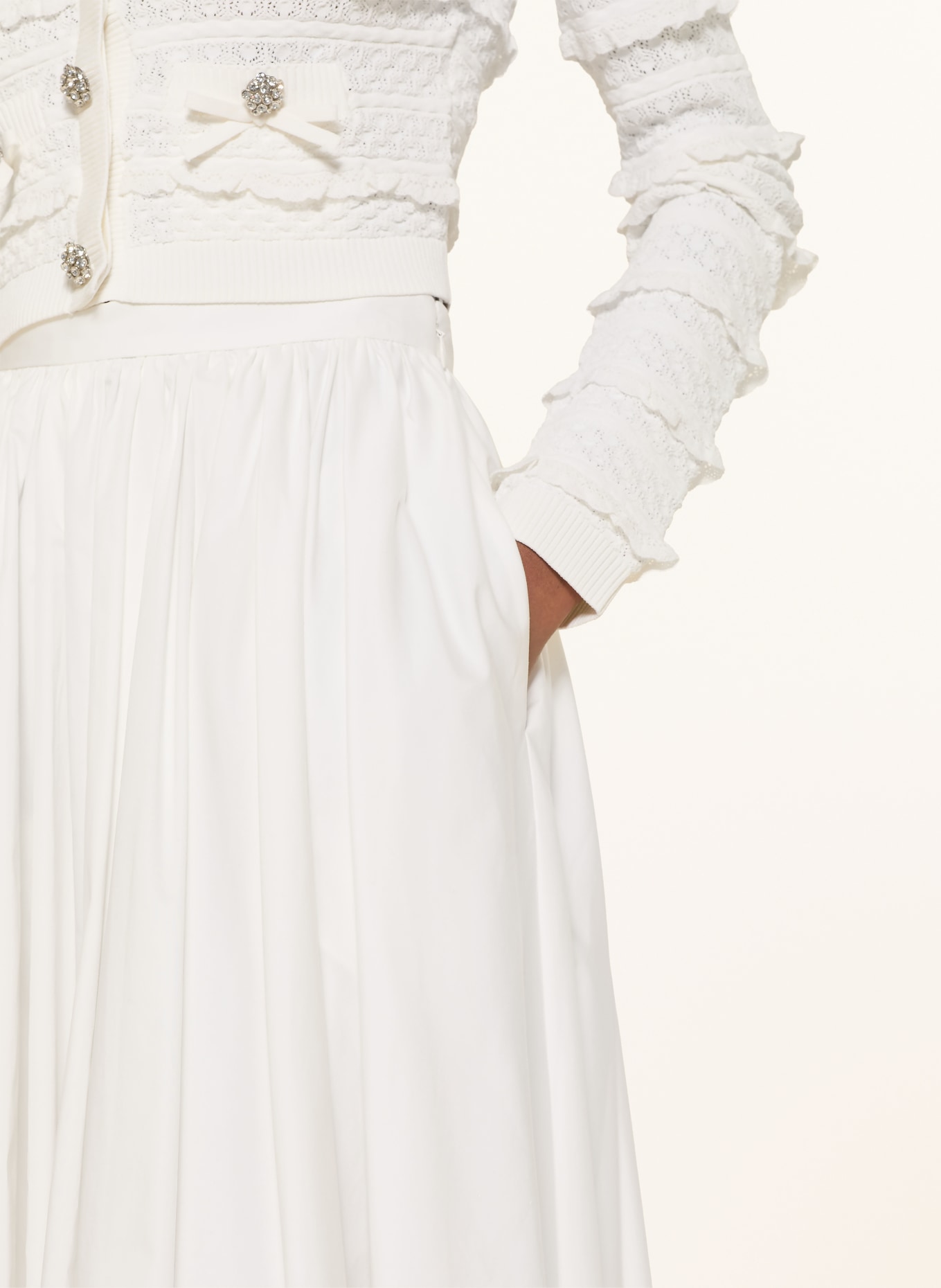 self-portrait Spódnica: BIAŁY