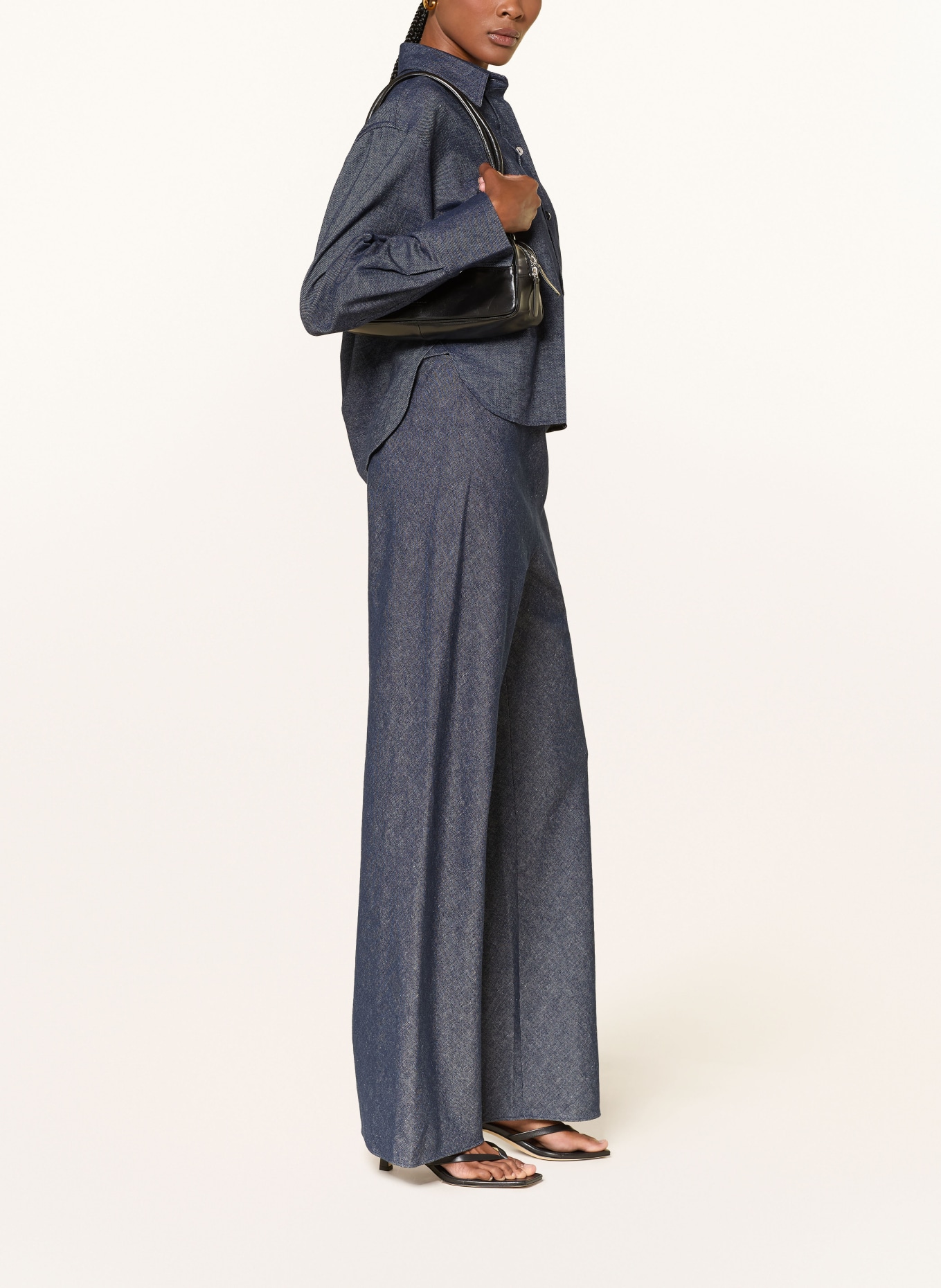 VINCE Dżinsy z szerokimi nogawkami COLETTE: 402IND INDIGO