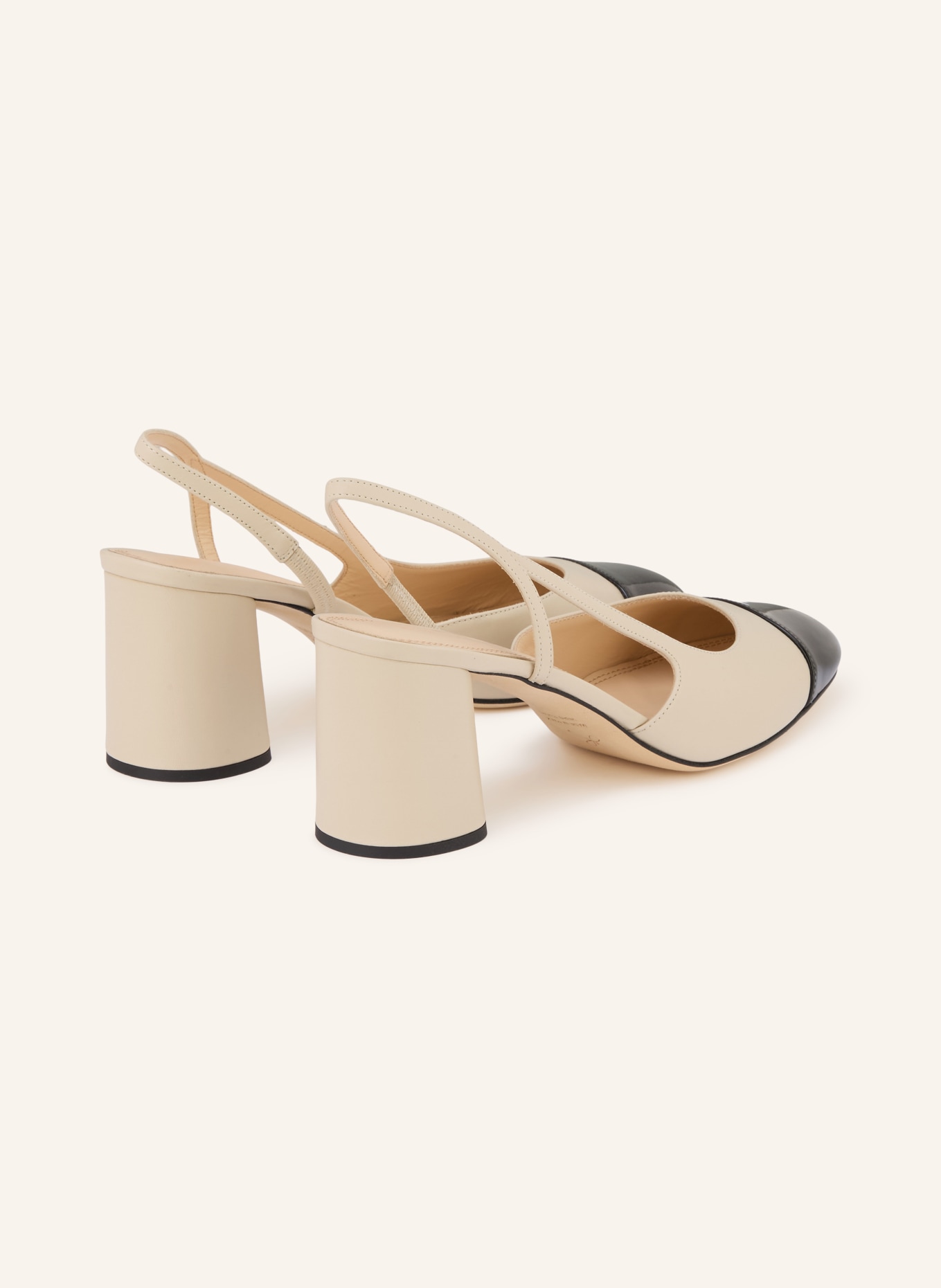 PROSPERINE Slingpumps: SCHWARZ / BEIGE