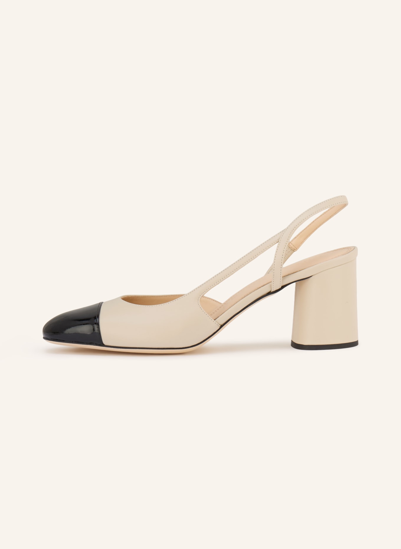 PROSPERINE Slingpumps: SCHWARZ / BEIGE