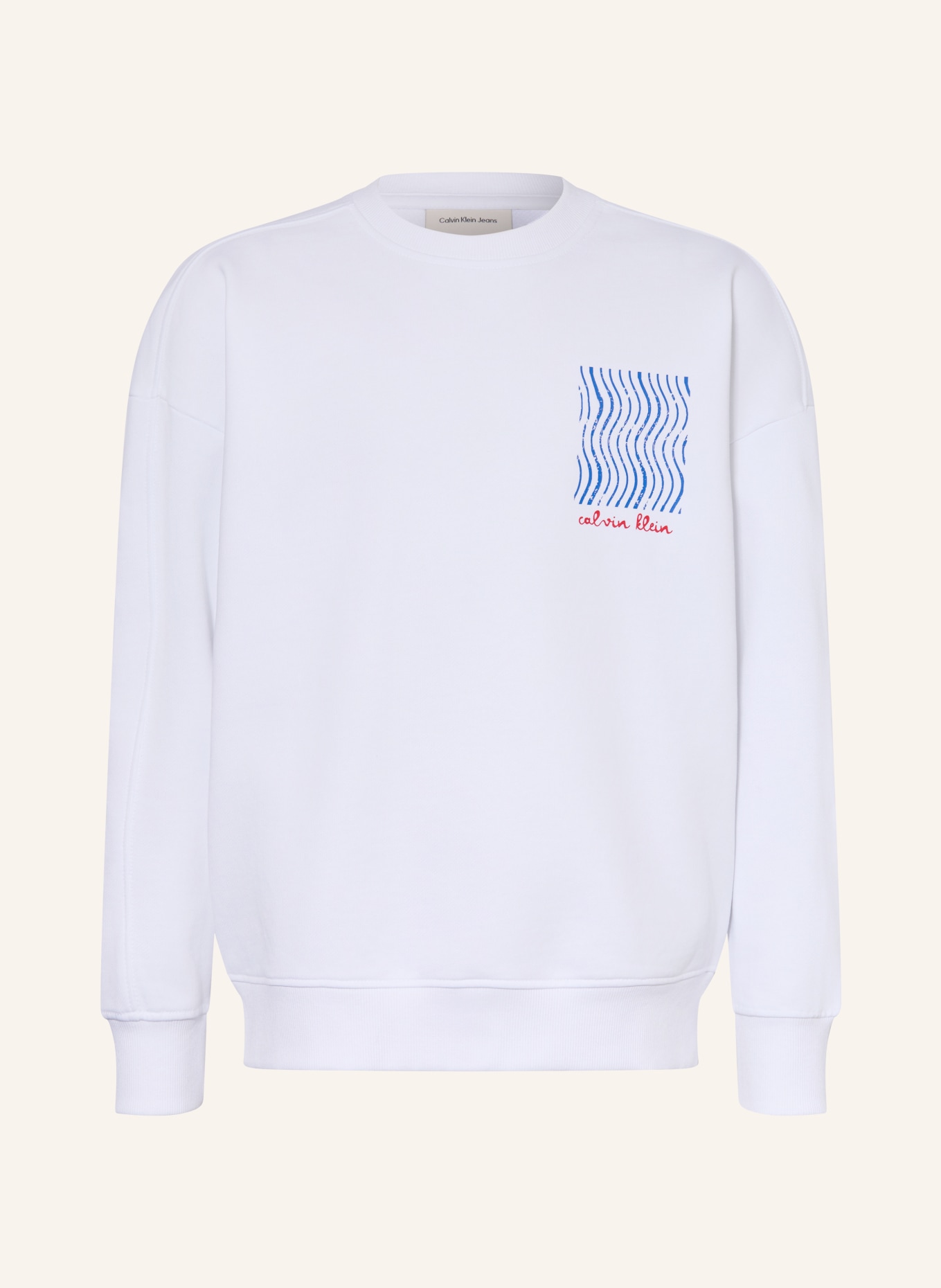 Calvin Klein Sweat-shirt: BLANC