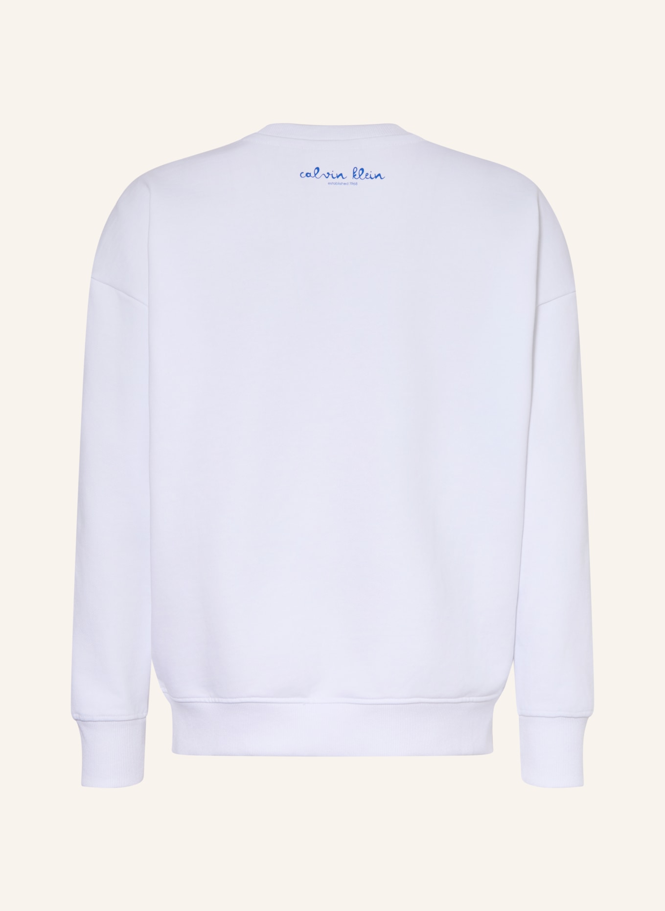 Calvin Klein Sweat-shirt: BLANC