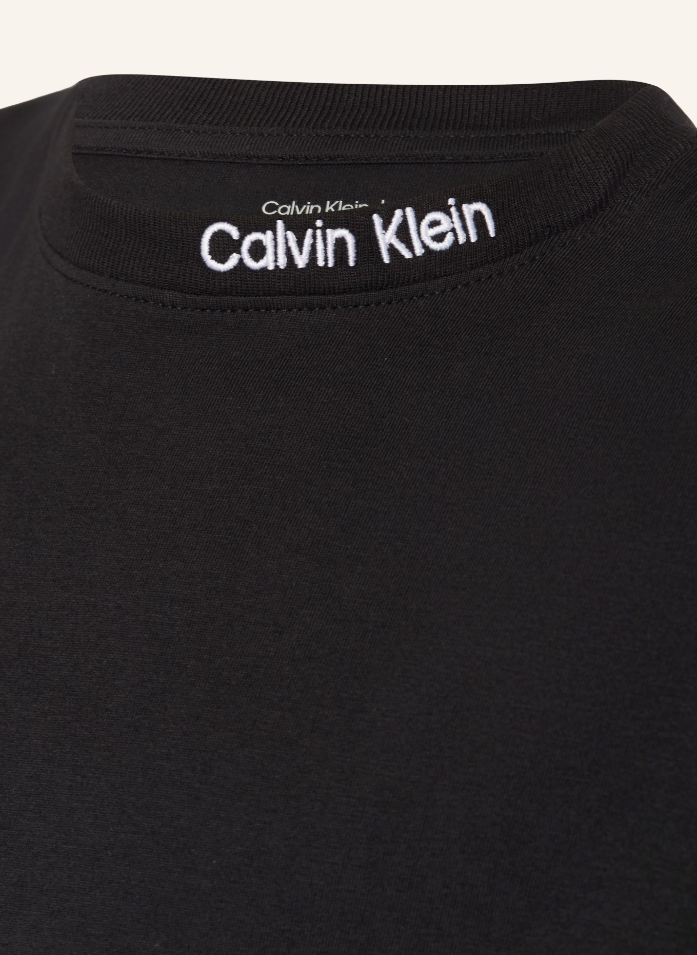 Calvin Klein Balení 2 ks triček: BÍLÁ / ČERNÁ