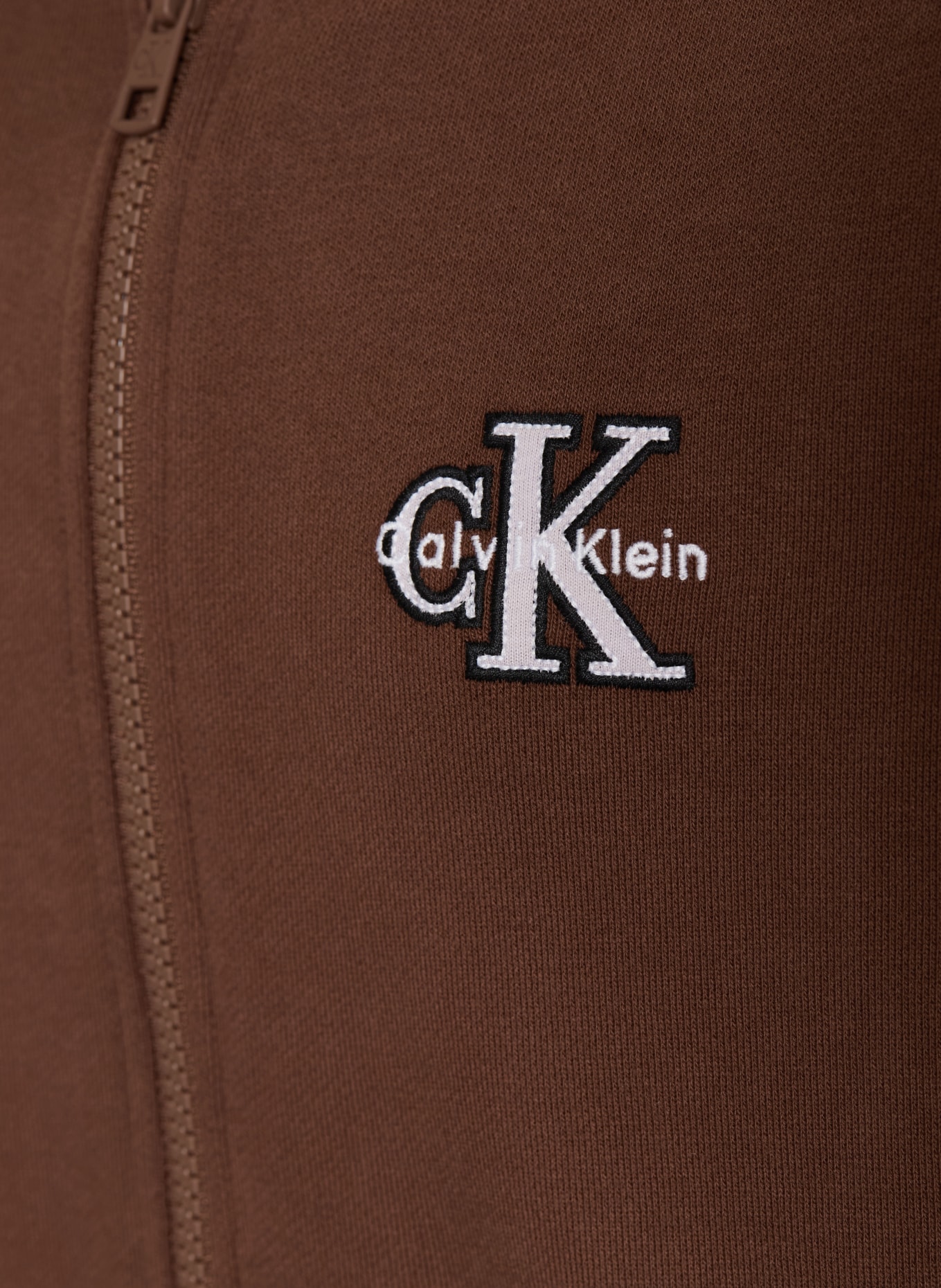 Calvin Klein Mikina: HNĚDÁ