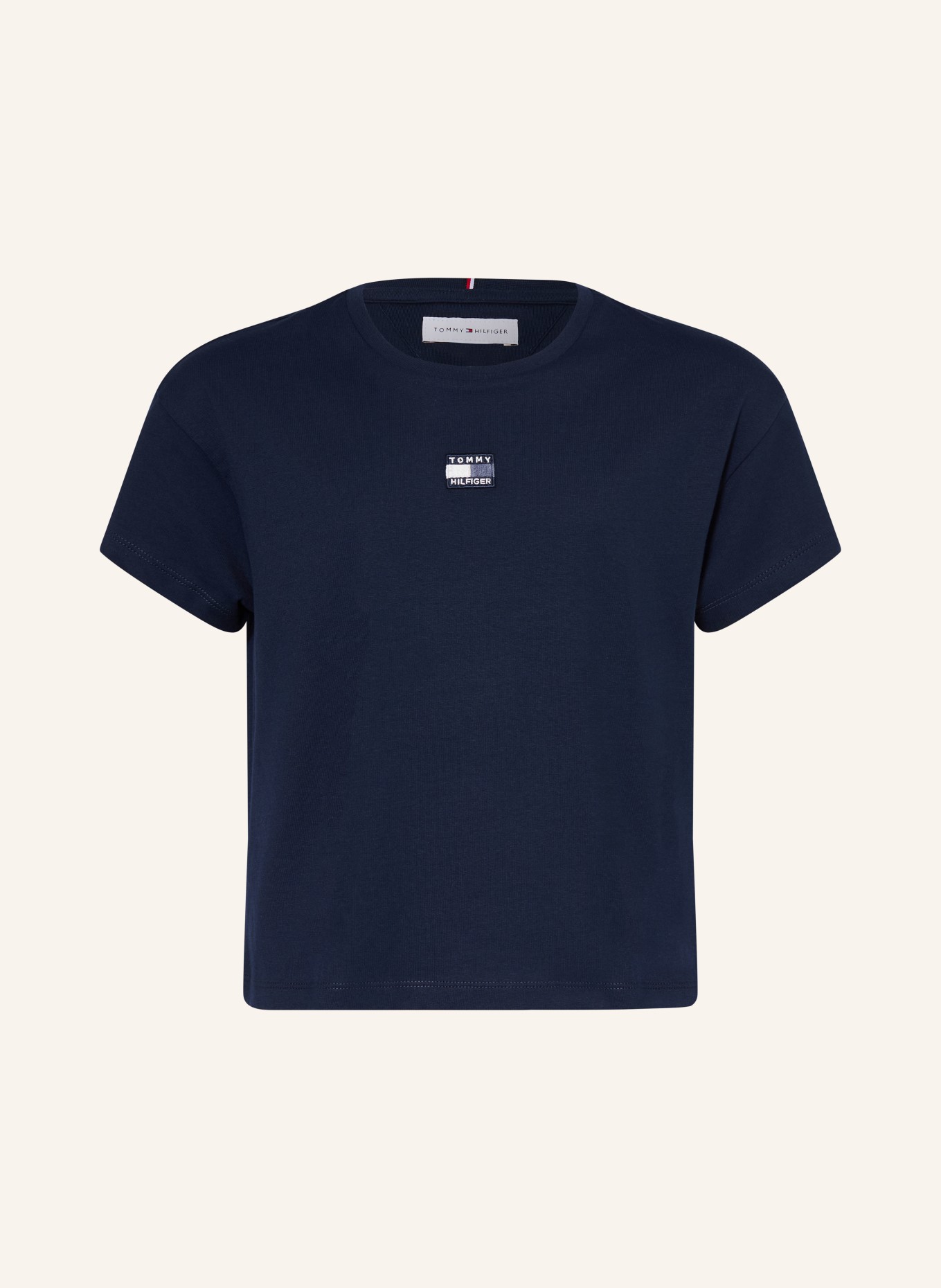 TOMMY HILFIGER T-Shirt: DUNKELBLAU