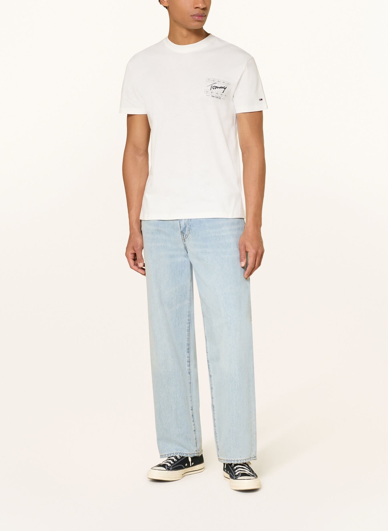 TOMMY JEANS T-Shirt: WEISS