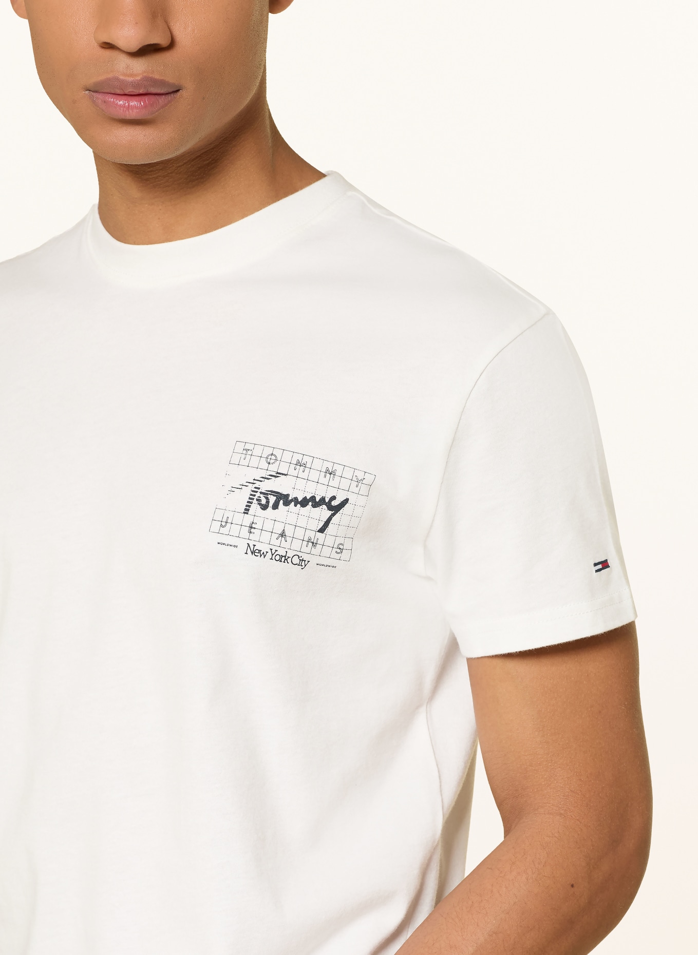 TOMMY JEANS T-Shirt: WEISS