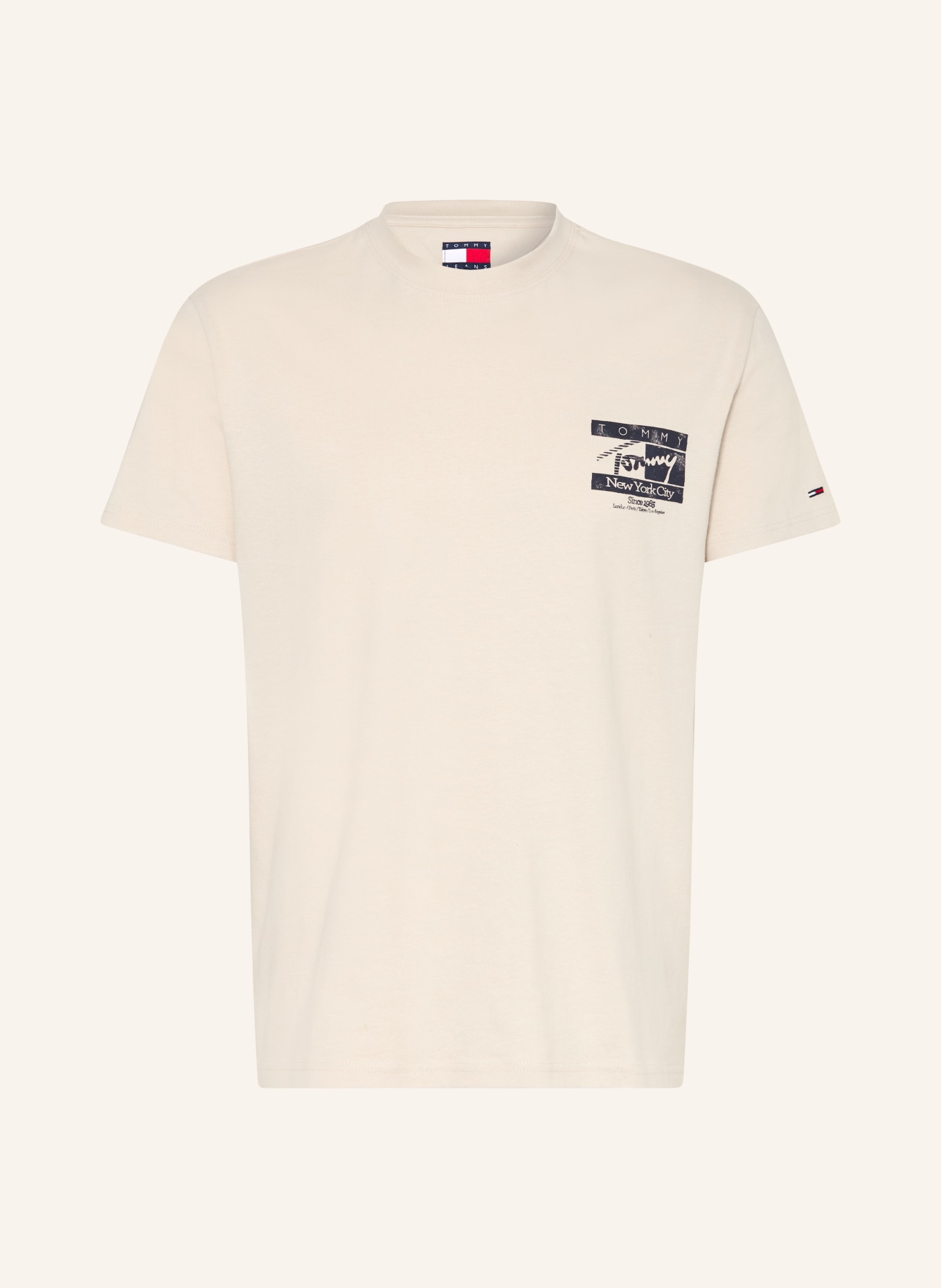 TOMMY JEANS T-Shirt: BEIGE