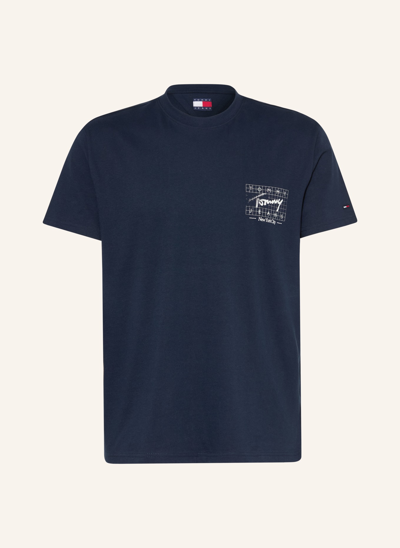 TOMMY JEANS T-Shirt: DUNKELBLAU