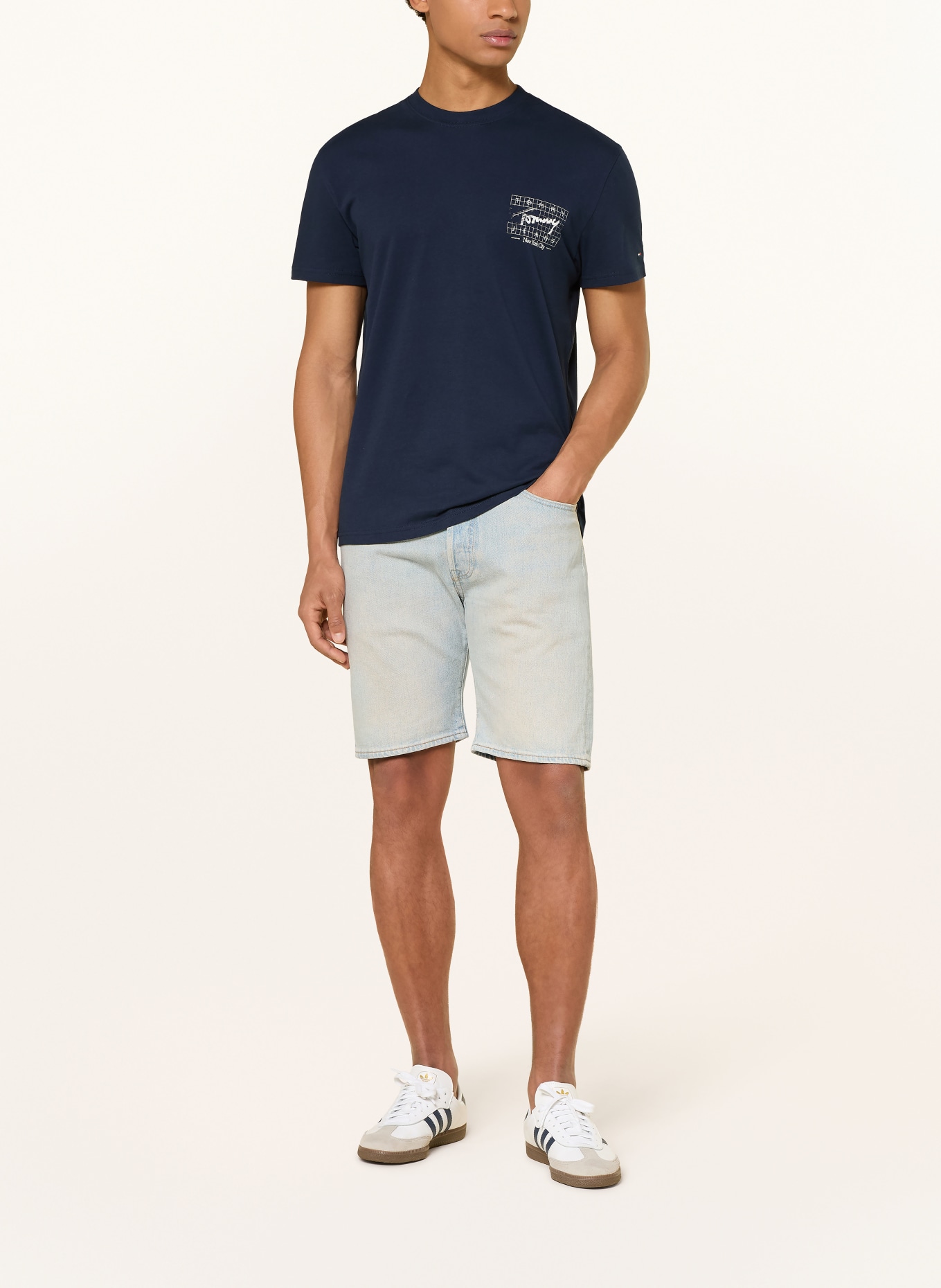 TOMMY JEANS T-Shirt: DUNKELBLAU