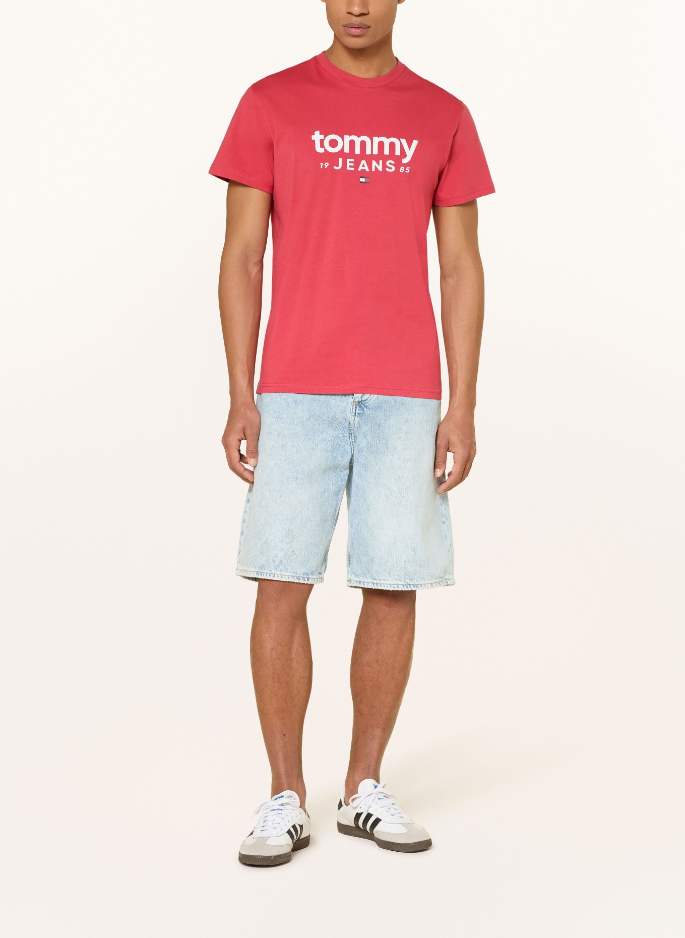 TOMMY JEANS T-Shirt: HELLROT
