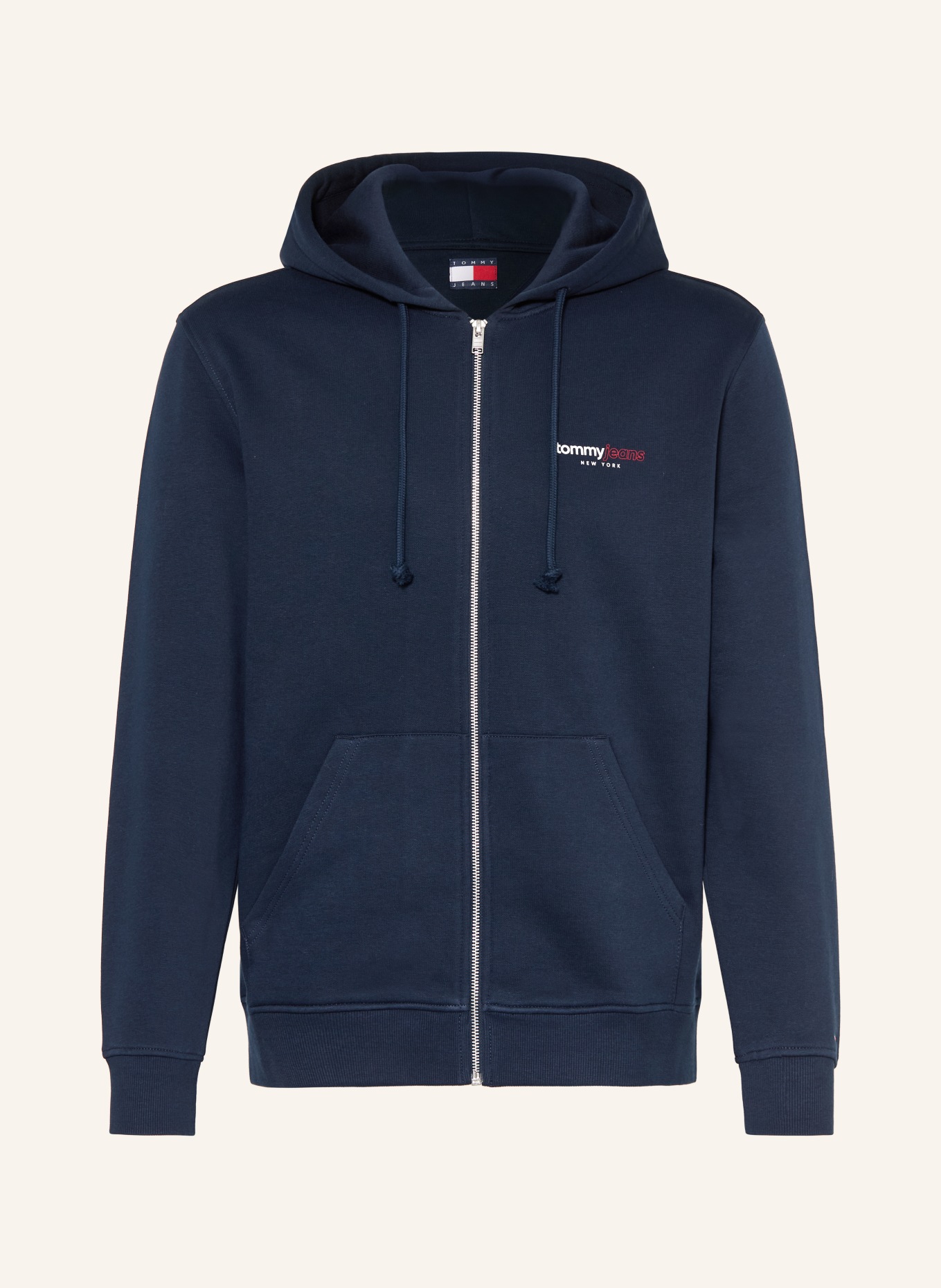 TOMMY JEANS Sweatjacke: DUNKELBLAU