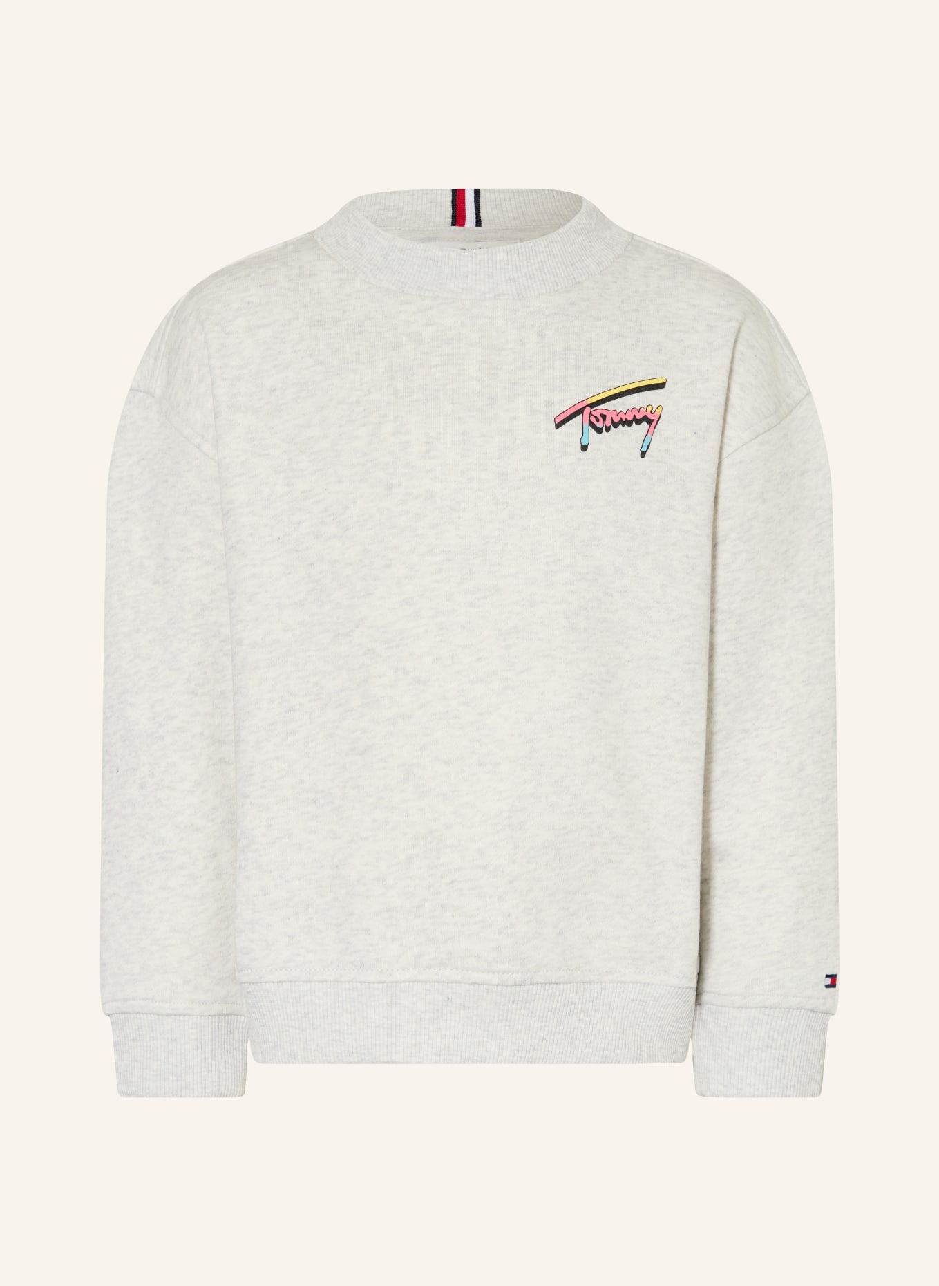 TOMMY HILFIGER Sweatshirt: LICHTGRIJS