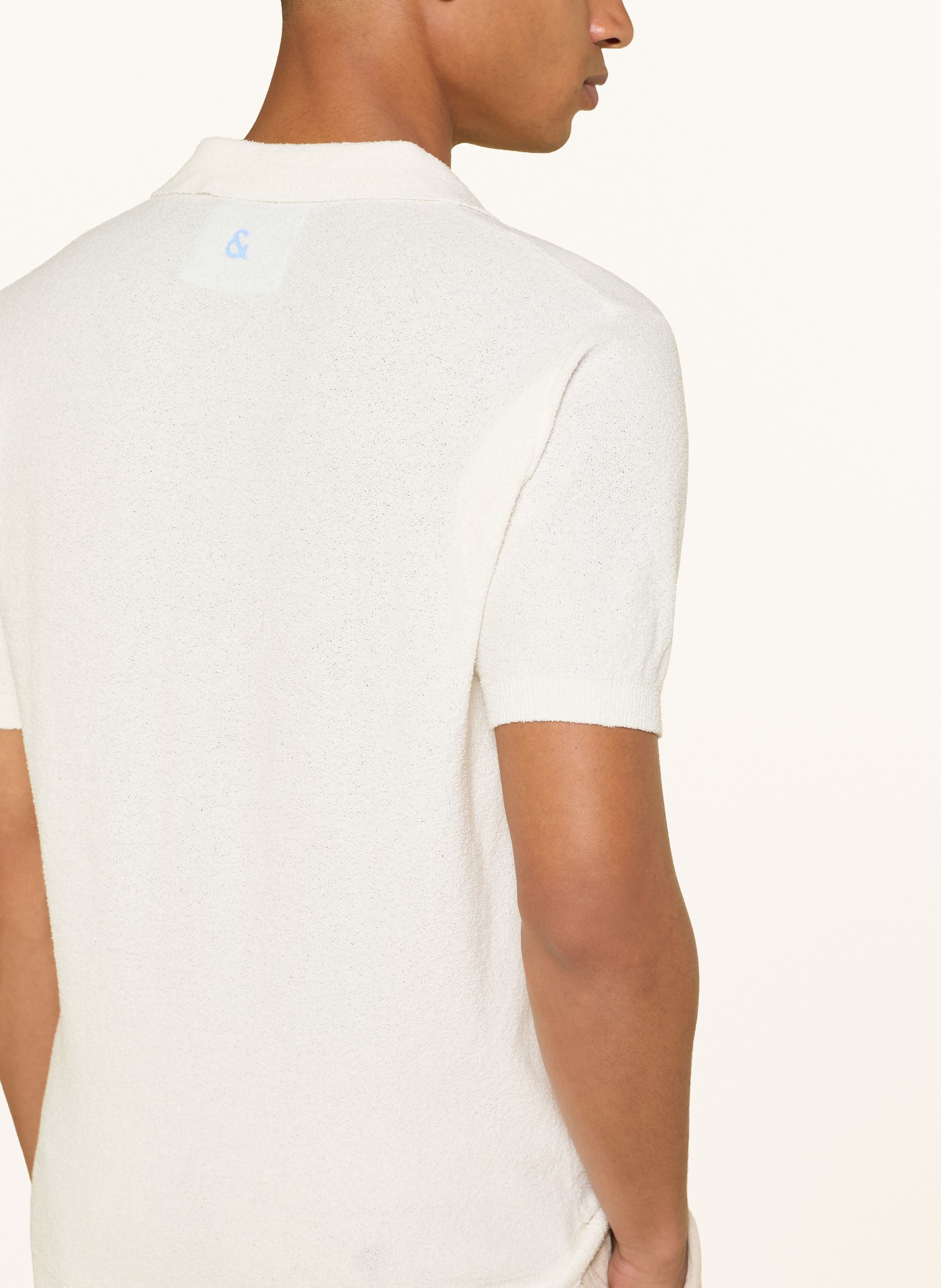 COLOURS & SONS Dzianinowa koszulka polo: BIAŁY