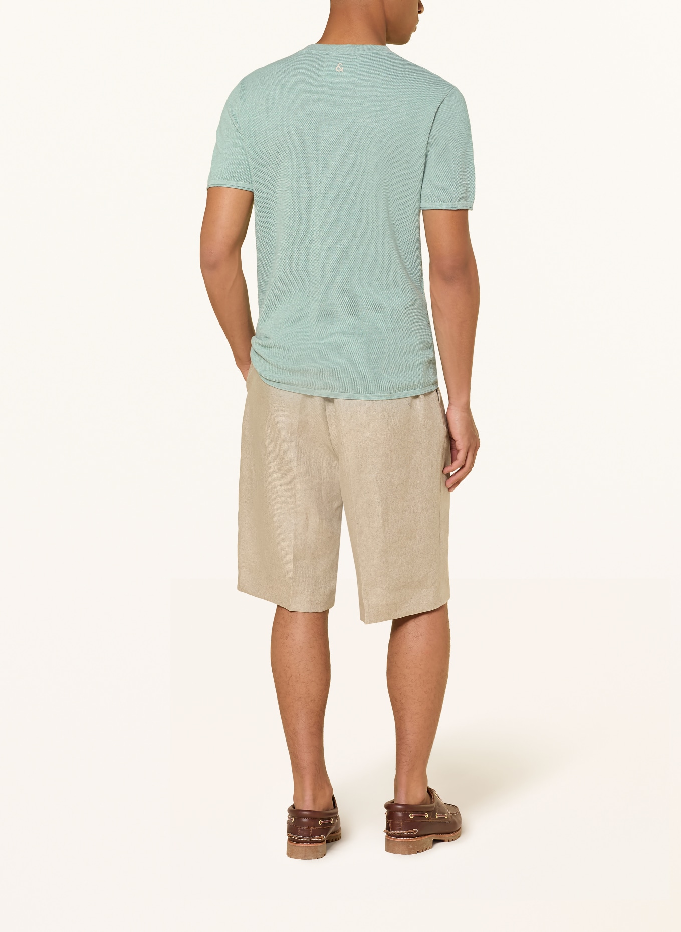 COLOURS & SONS Pletené tričko: SVĚTLE ZELENÁ