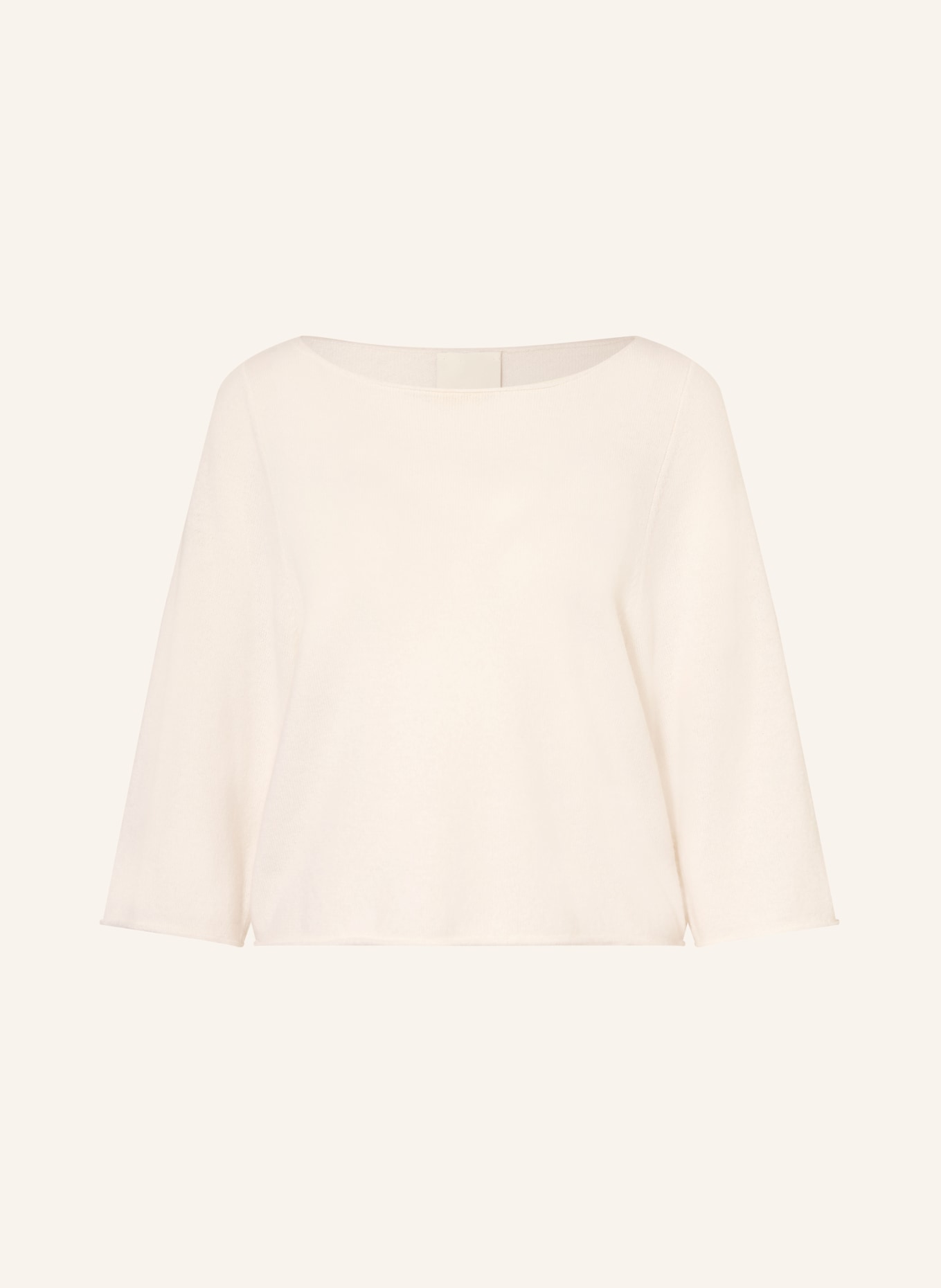 ALLUDE Cashmere-Pullover mit 3/4-Arm: ECRU