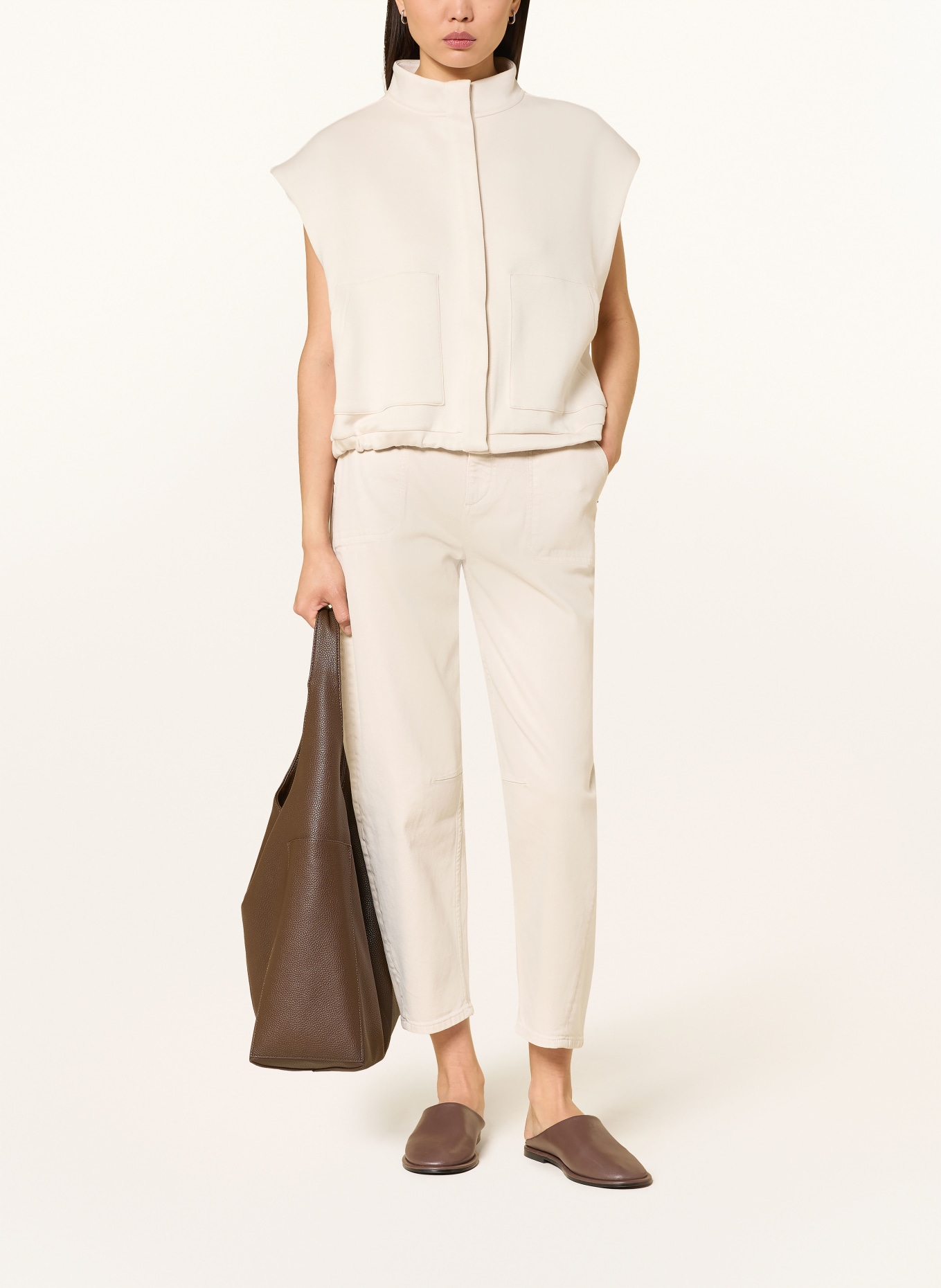 Marc O'Polo Barrel Jeans: 707 gray silk