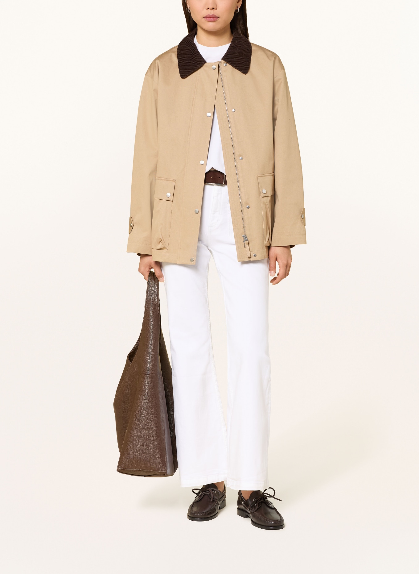 Marc O'Polo Flared Jeans: 100 WHITE