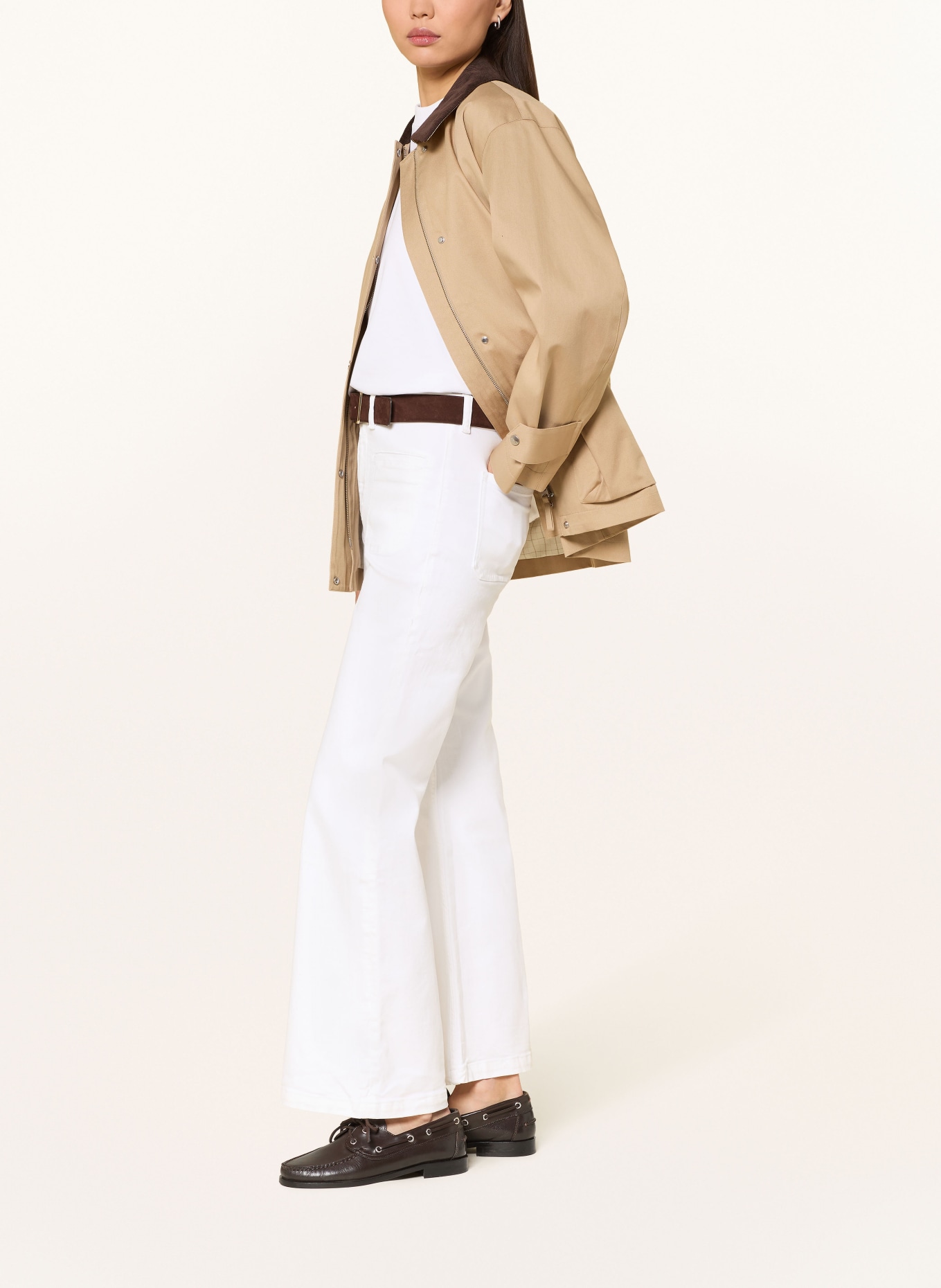 Marc O'Polo Flared Jeans: 100 WHITE