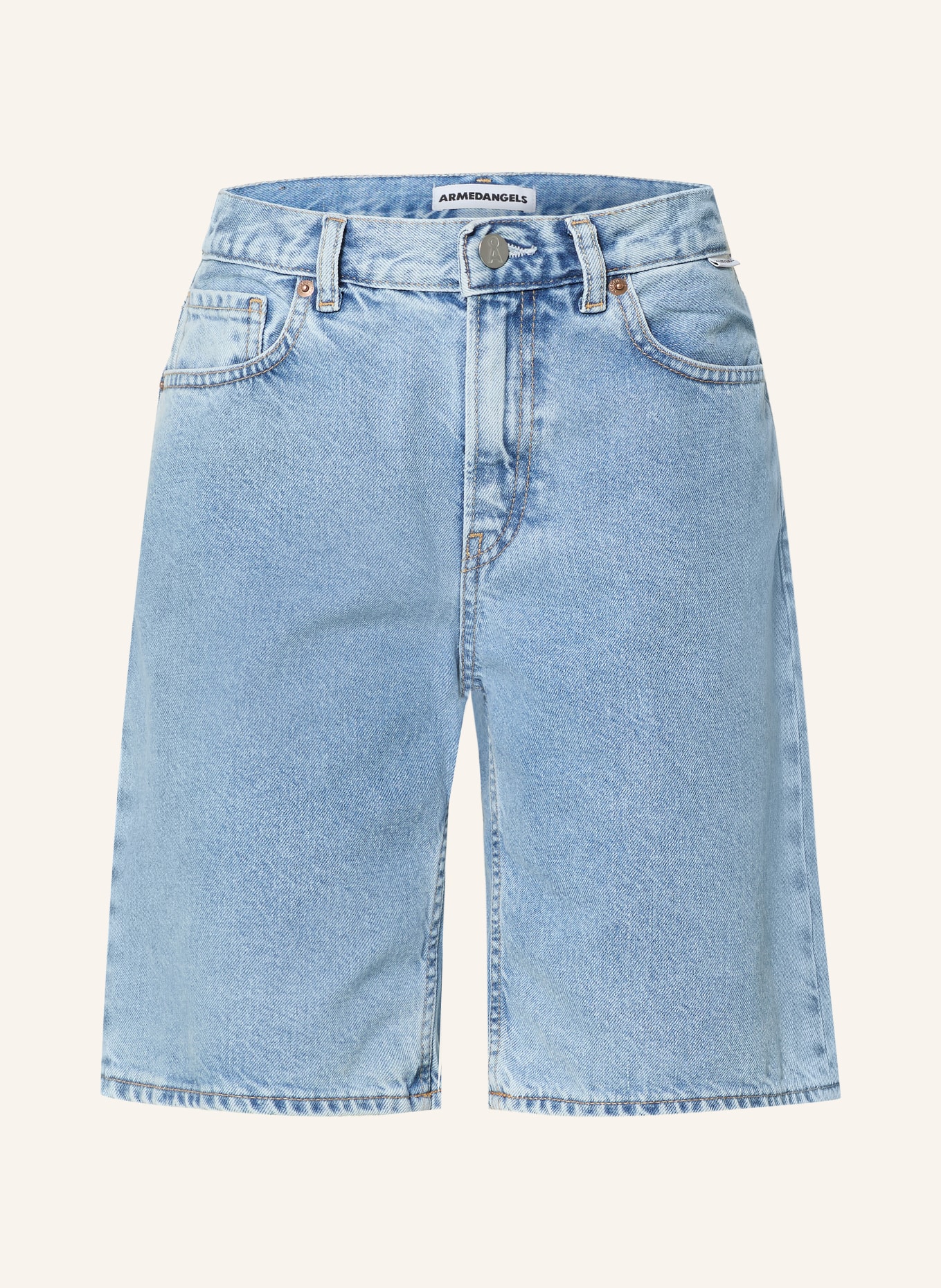 ARMEDANGELS Džínové šortky THALINAA: 1958 fresh blue