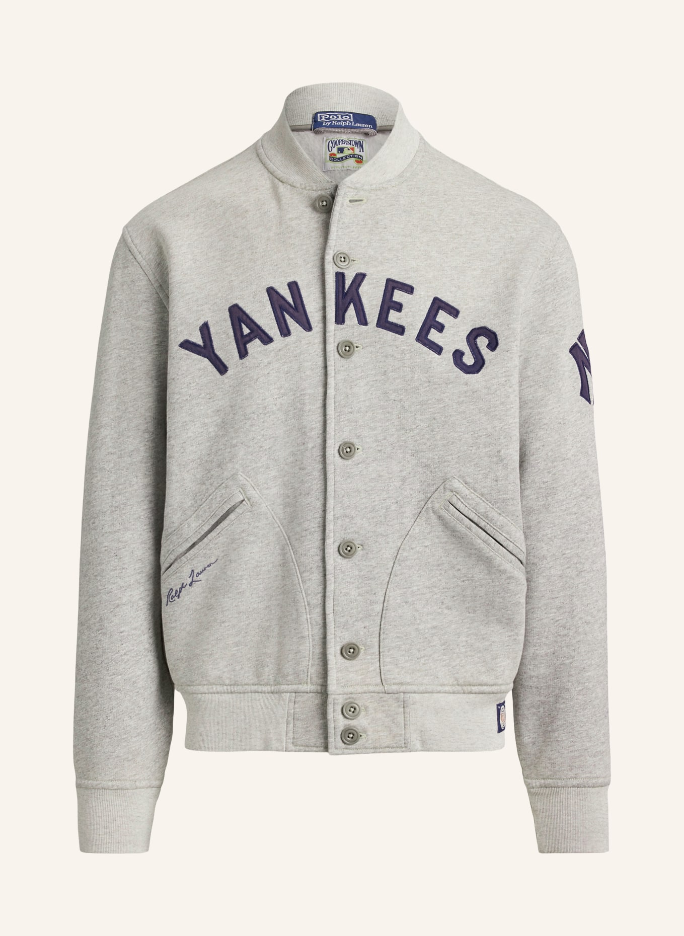 POLO RALPH LAUREN collegiejas: GRIJS / DONKERBLAUW