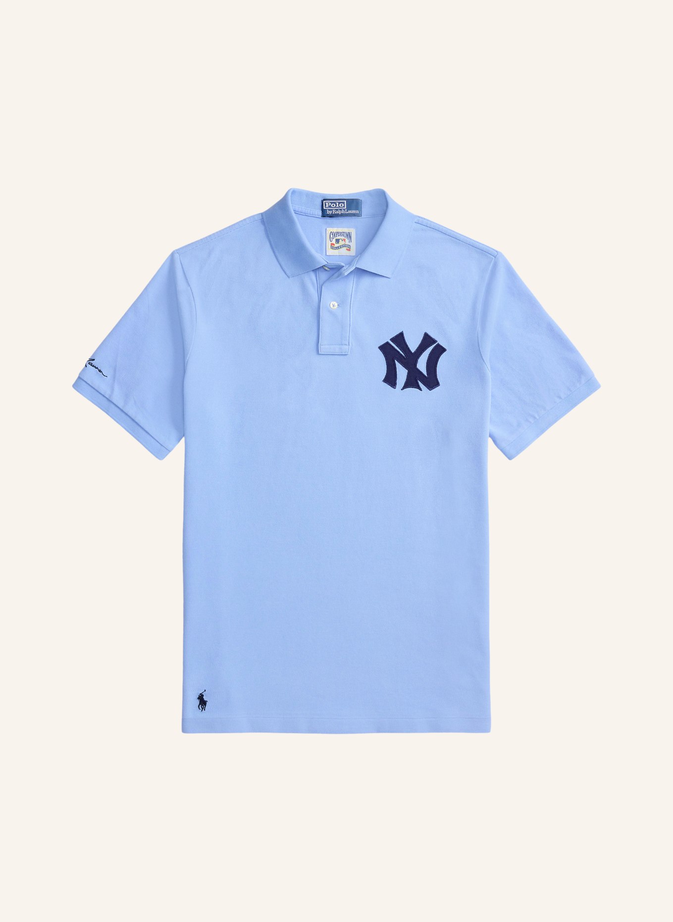 POLO RALPH LAUREN Piqué-poloshirt Classic Fit: BLAUW